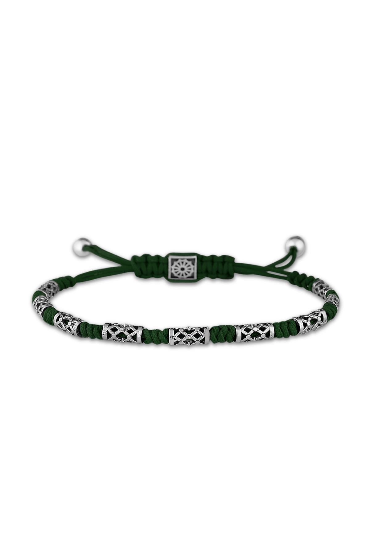FRNCH Makrome Haki Renk Handmade Bileklik FRJ11062-1162-Y