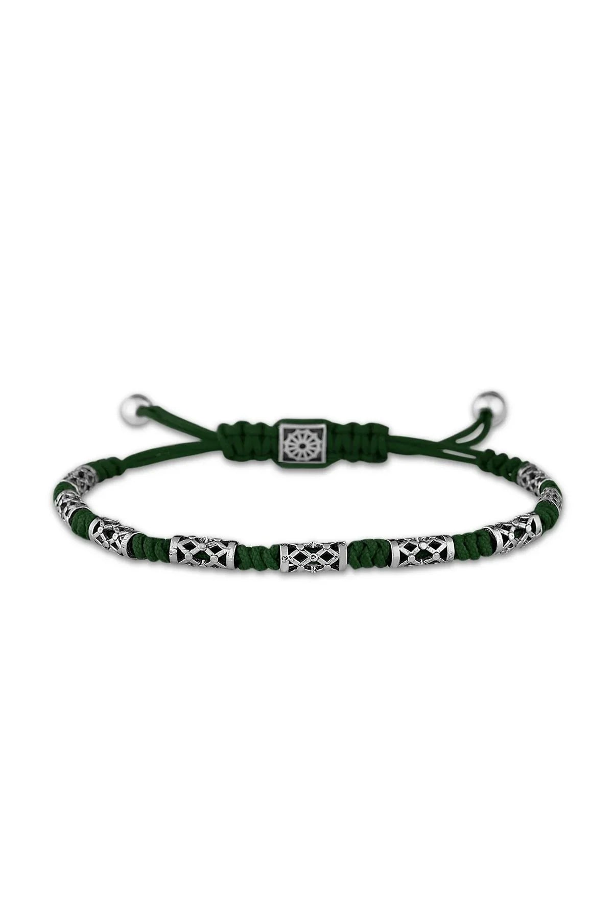 FRNCH Makrome Haki Renk Handmade Bileklik FRJ11062-1162-Y