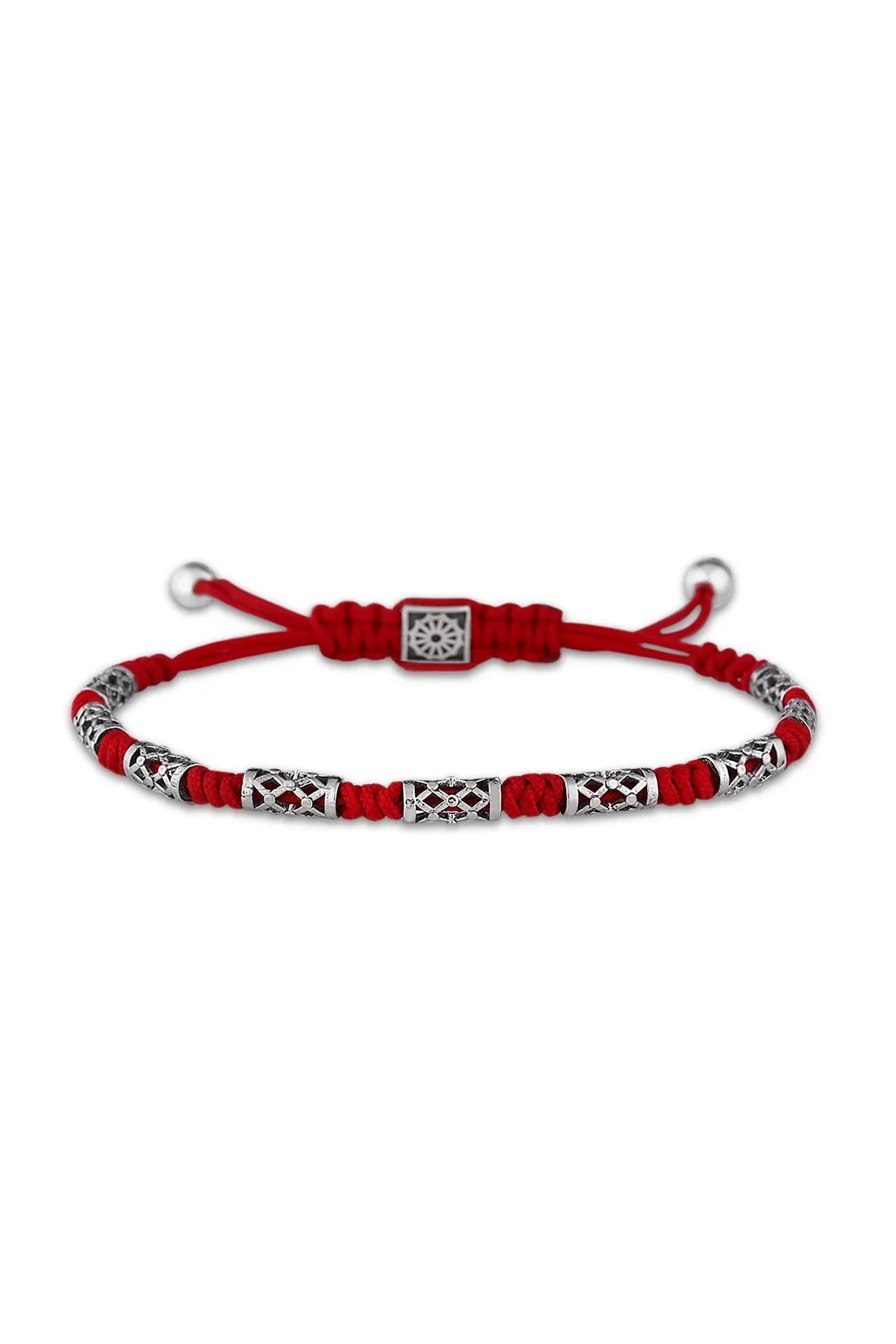 FRNCH Makrome Kırmızı Renk Handmade Bileklik FRJ11062-1162-R