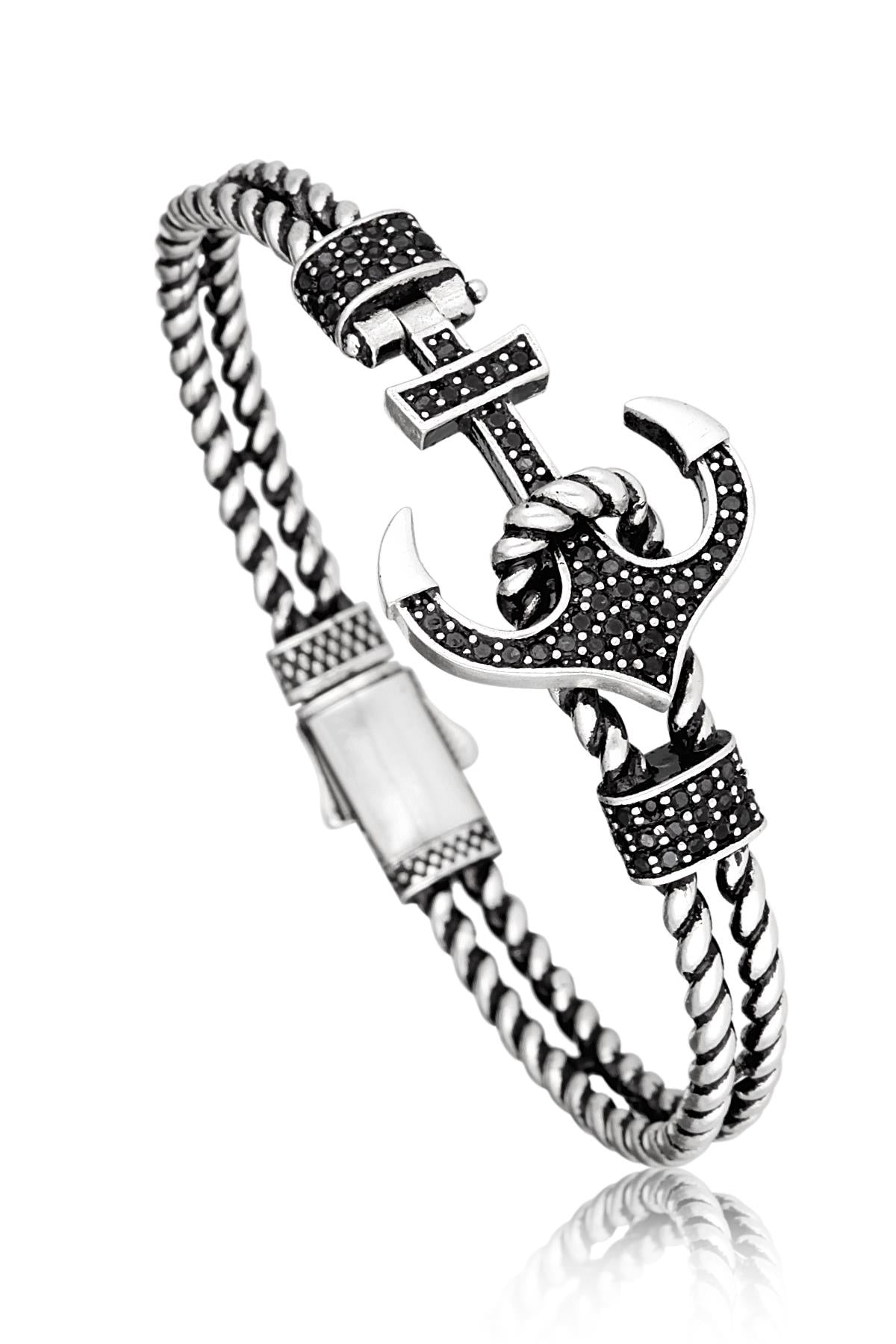 FRNCH TMJ11111-1211-A2 Erkek Zirkon Bileklik