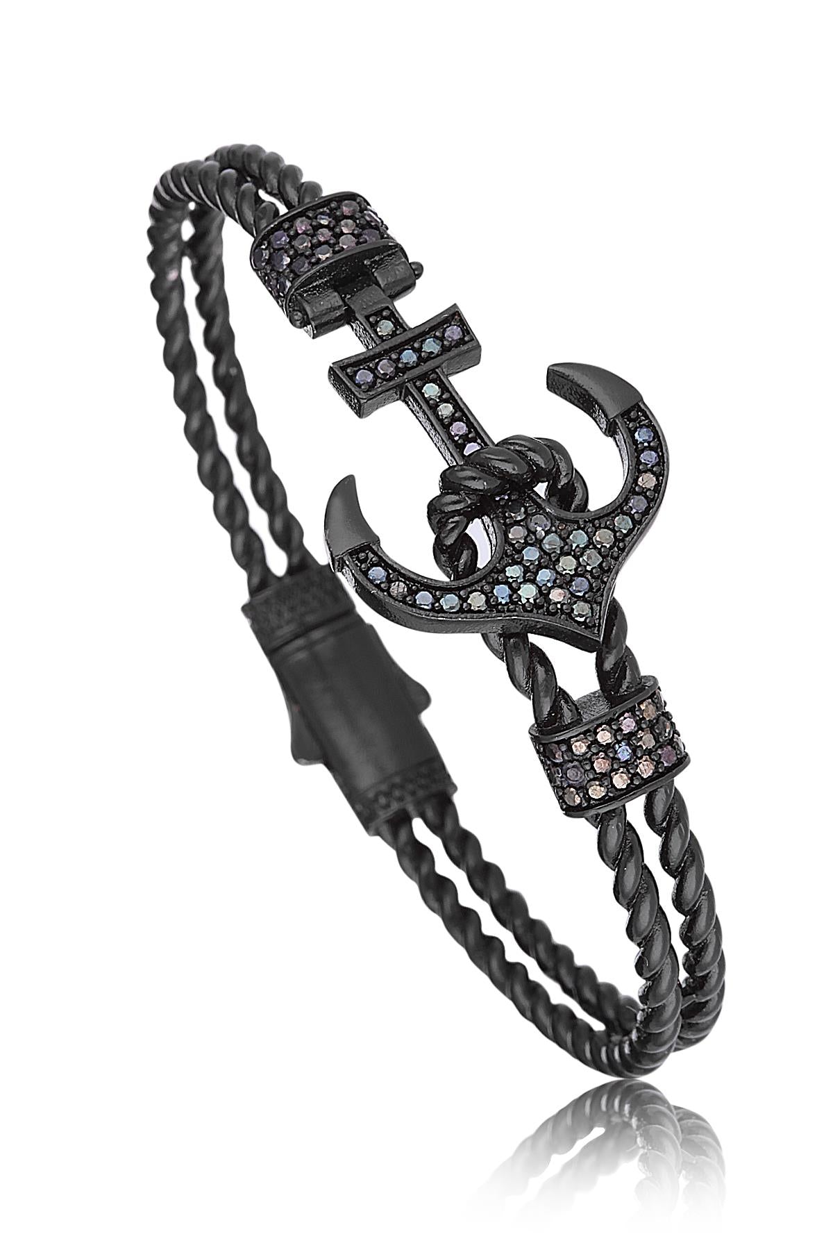 FRNCH TMJ11111-1211-B2 Erkek Zirkon Bileklik