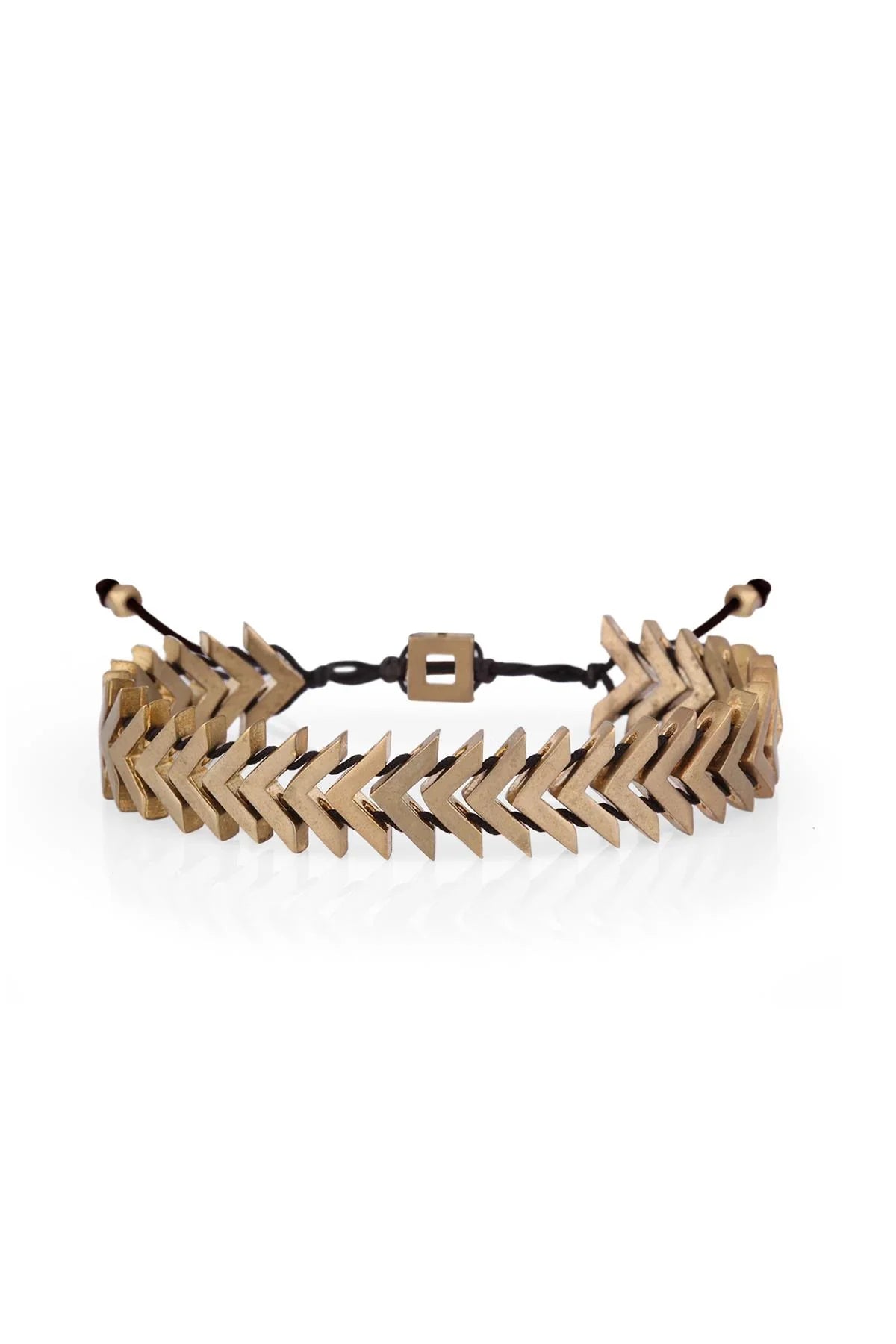 Gold Blue Arrow Bileklik BLARRW03