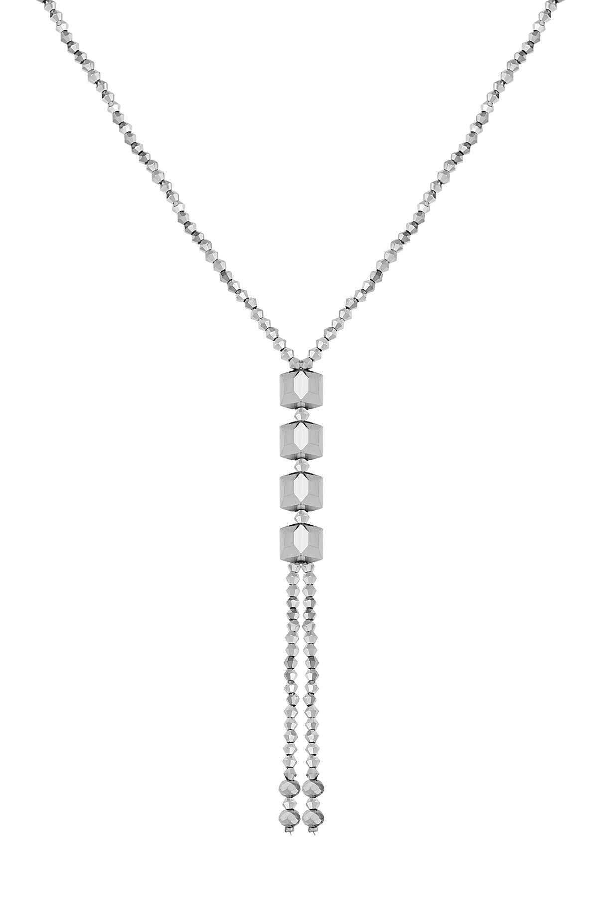 Kadın Gümüş Renk Kolye TSJ30025-125-A