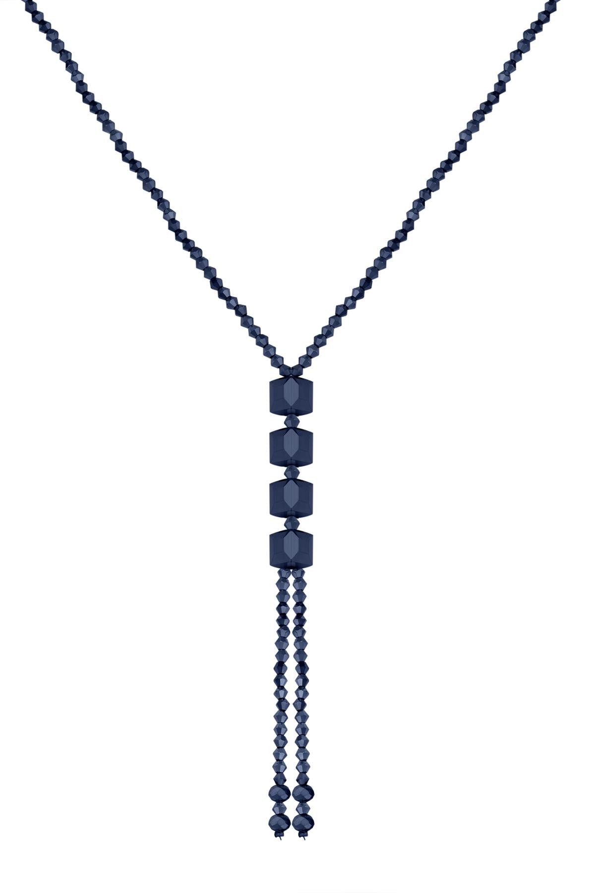 Kadın Lacivert Renk Kolye TSJ30025-125-T