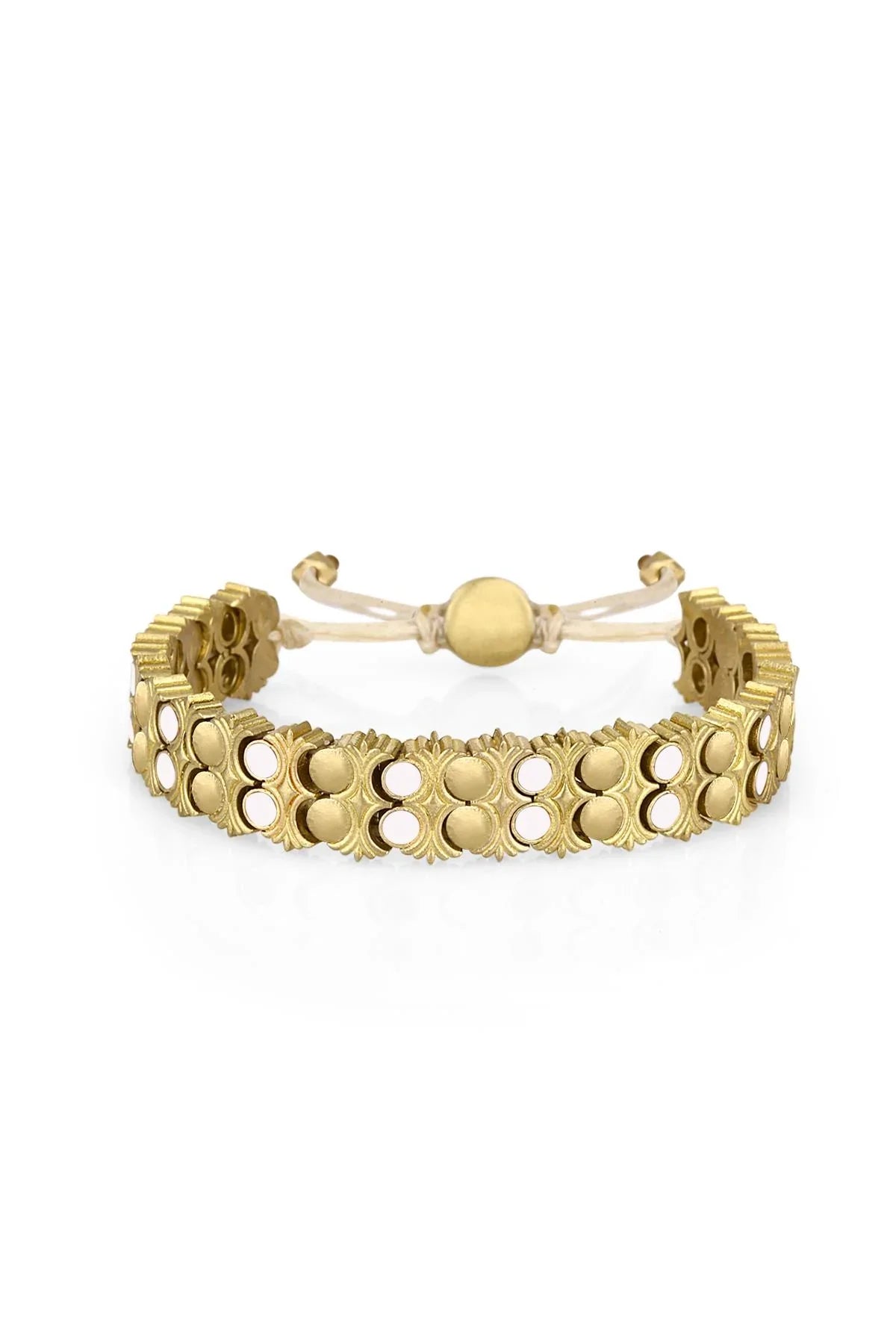 Melon Gold Owl White Bileklik BLOWL005