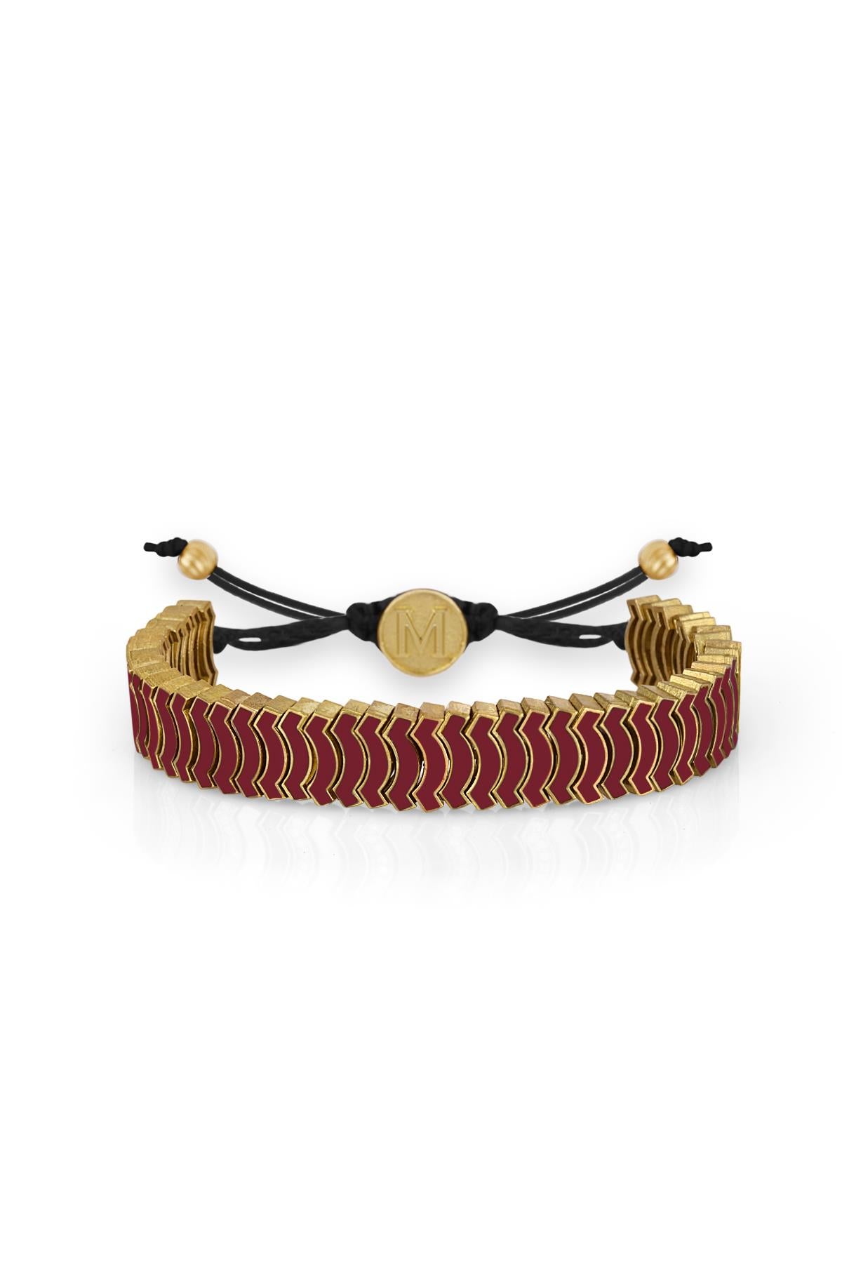 Melon Gold Seagull Red Mineli Bileklik BLSGL005