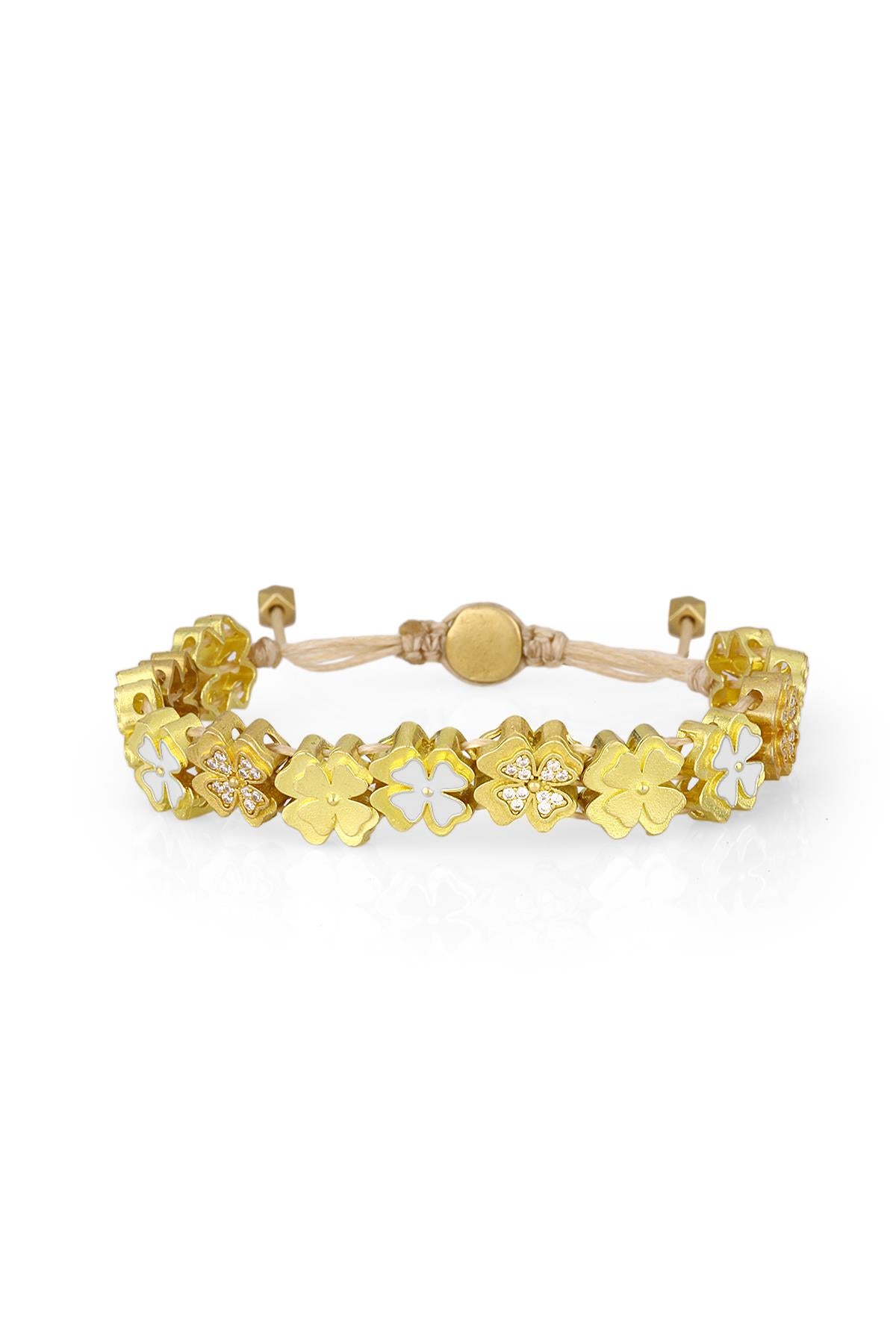 Melon Gold White Spring Bileklik BLSPR003