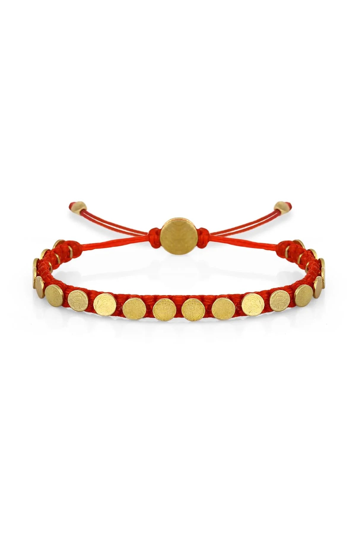 Melon Red Party Gold Bileklik BLPRTY03