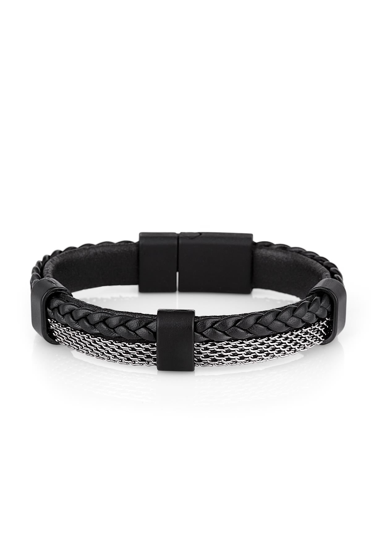 Noon NN1293 Erkek Deri Bileklik