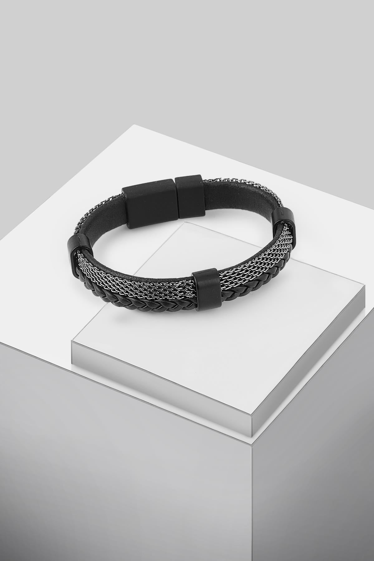 Noon NN1293 Erkek Deri Bileklik