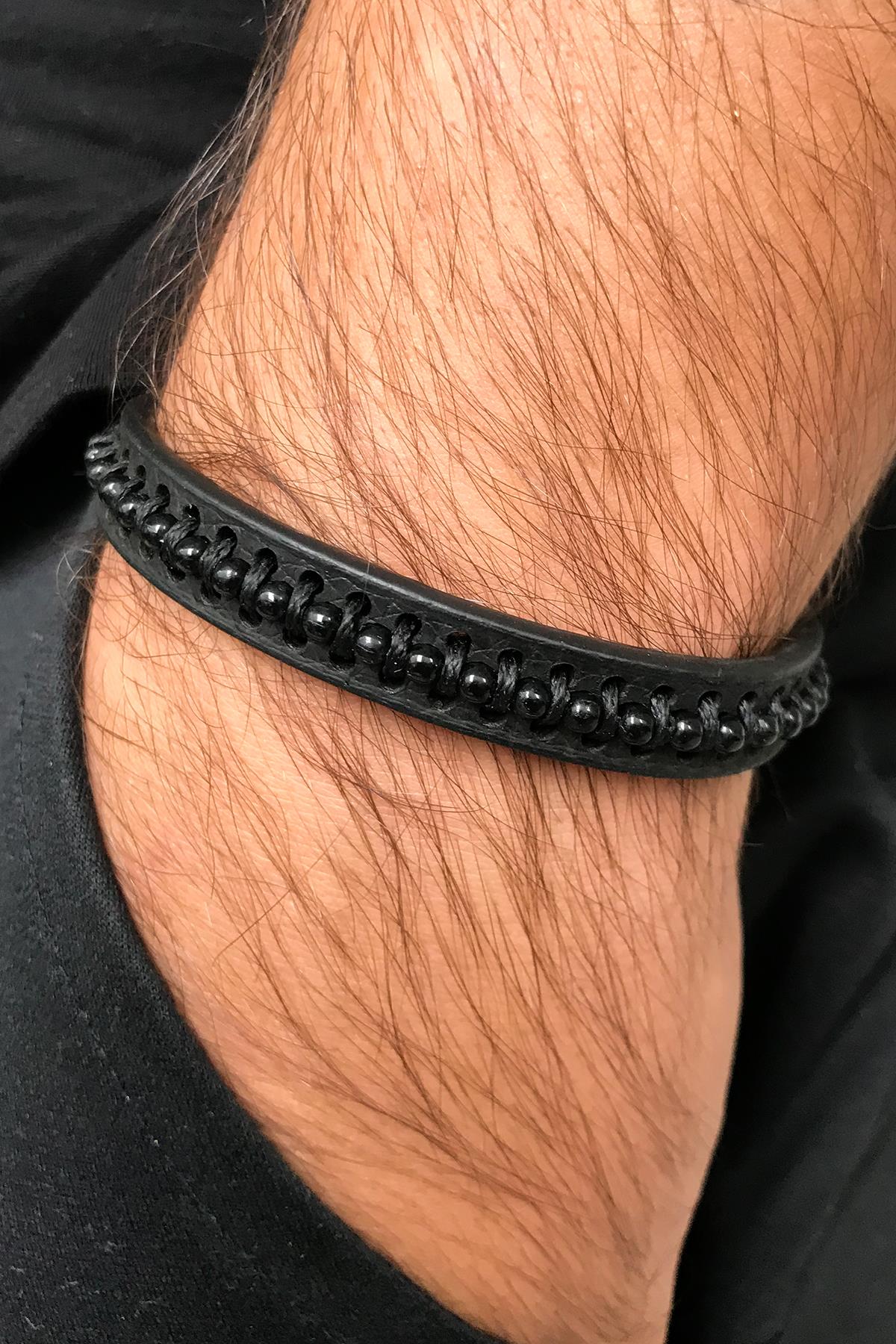 Noon NN1329 Erkek Deri Bileklik