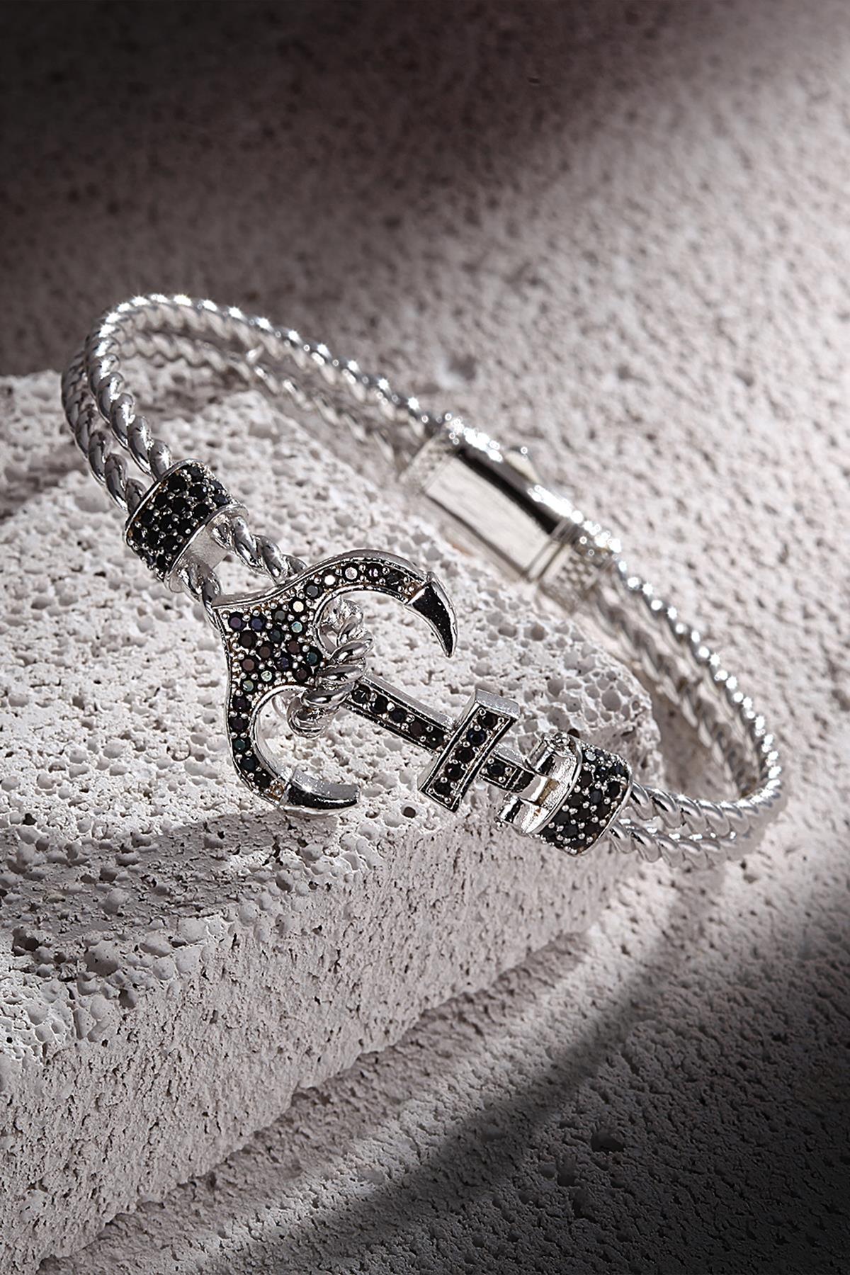 FRNCH TMJ11111-1211-A Erkek Zirkon Bileklik