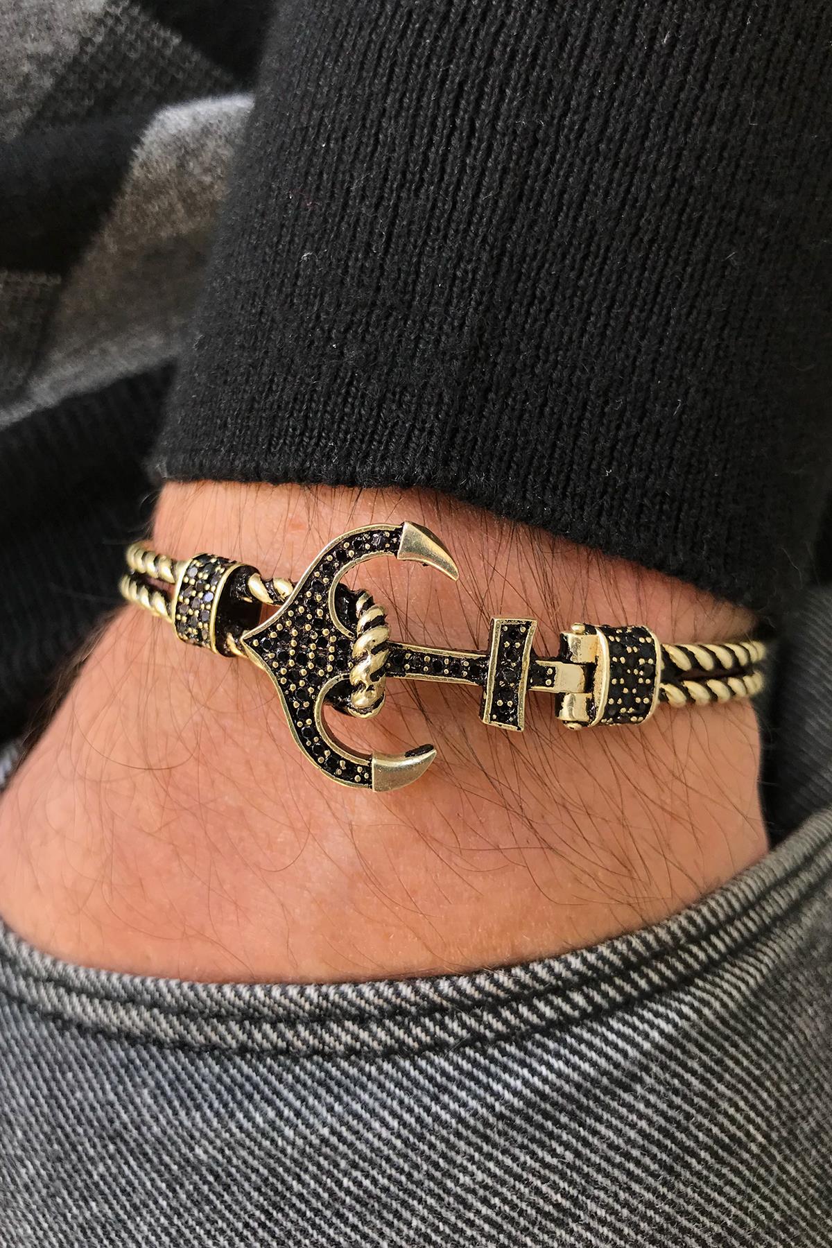 FRNCH TMJ11111-1211-A2 Erkek Zirkon Bileklik