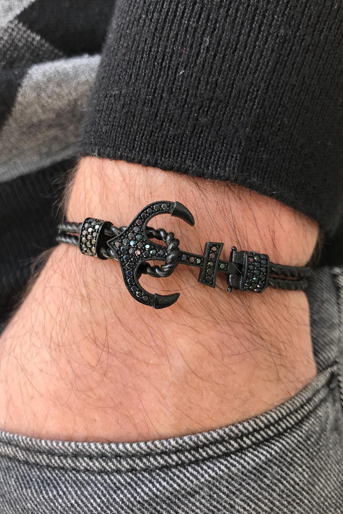 FRNCH TMJ11111-1211-B2 Erkek Zirkon Bileklik