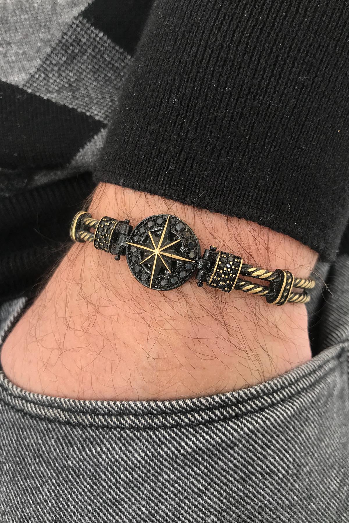 FRNCH TMJ11125-1225-B3 Pusula Zirkon Bileklik