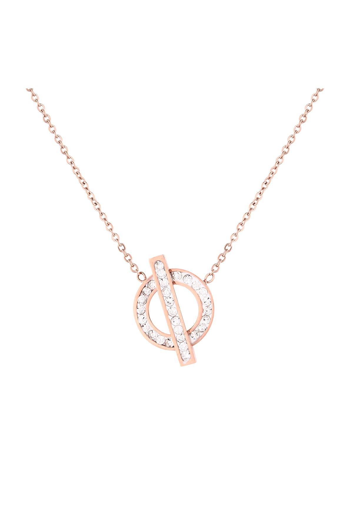 TOPSHOP Time Kadın Çelik Kolye TSJ30162-262-C