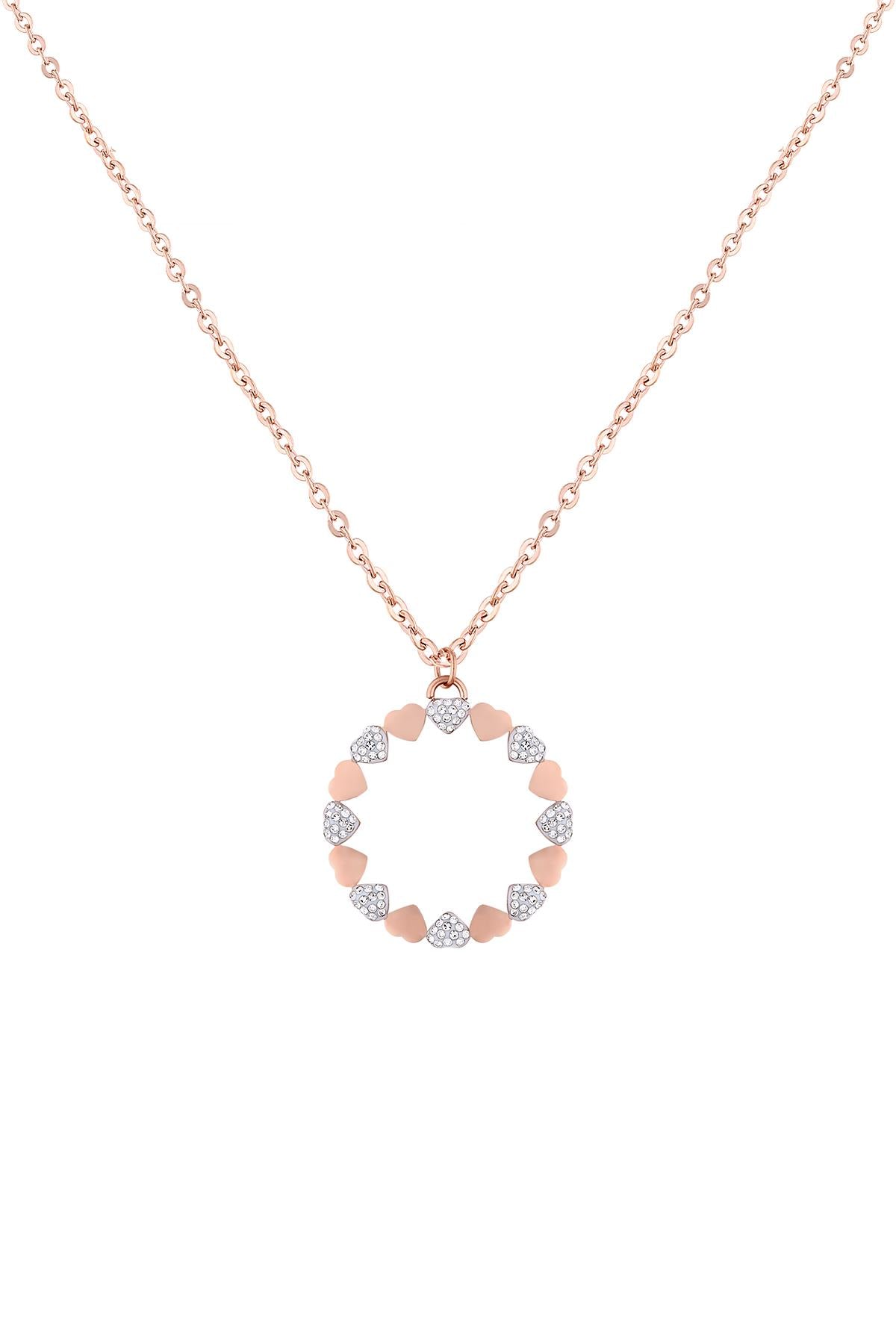 TOPSHOP Time Kadın Çelik Kolye TSJ30339-439-C