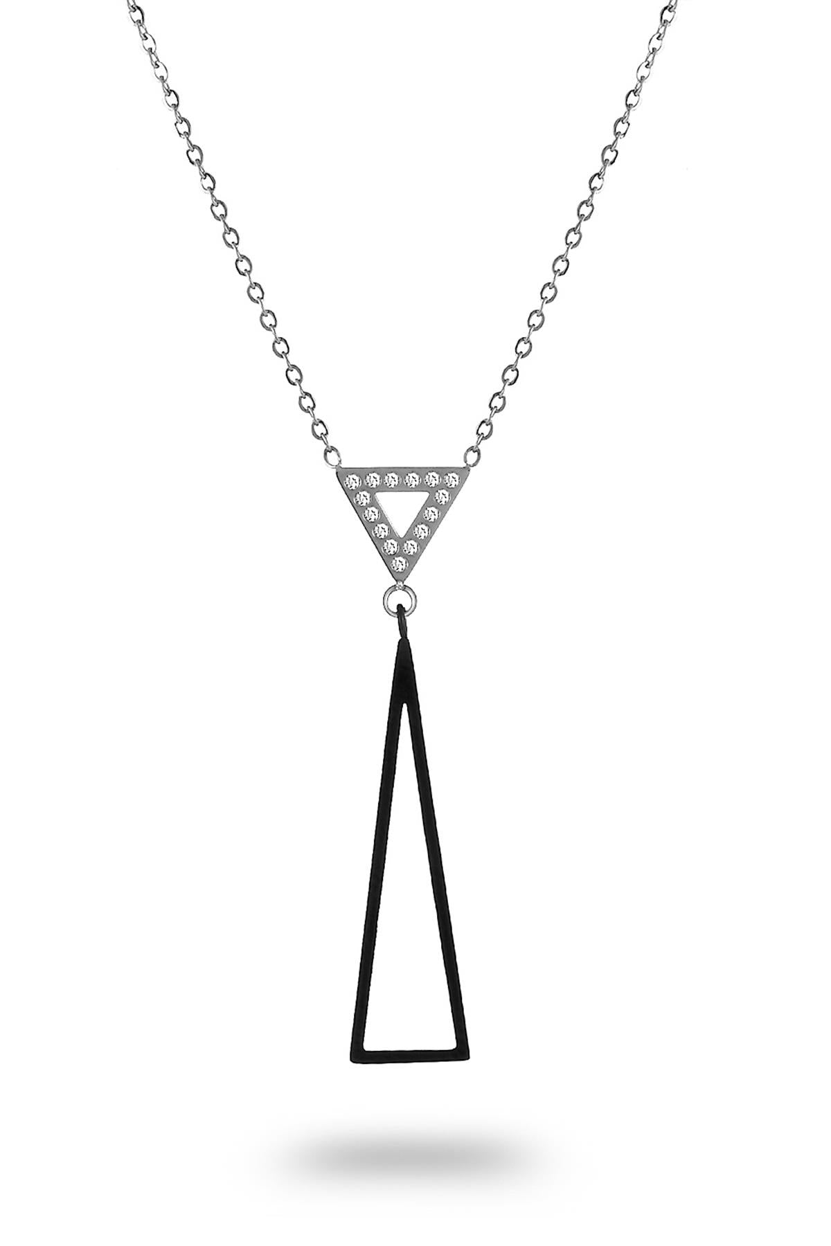 TOPSHOP Time Kadın Çelik Kolye TSJ30418-518-A