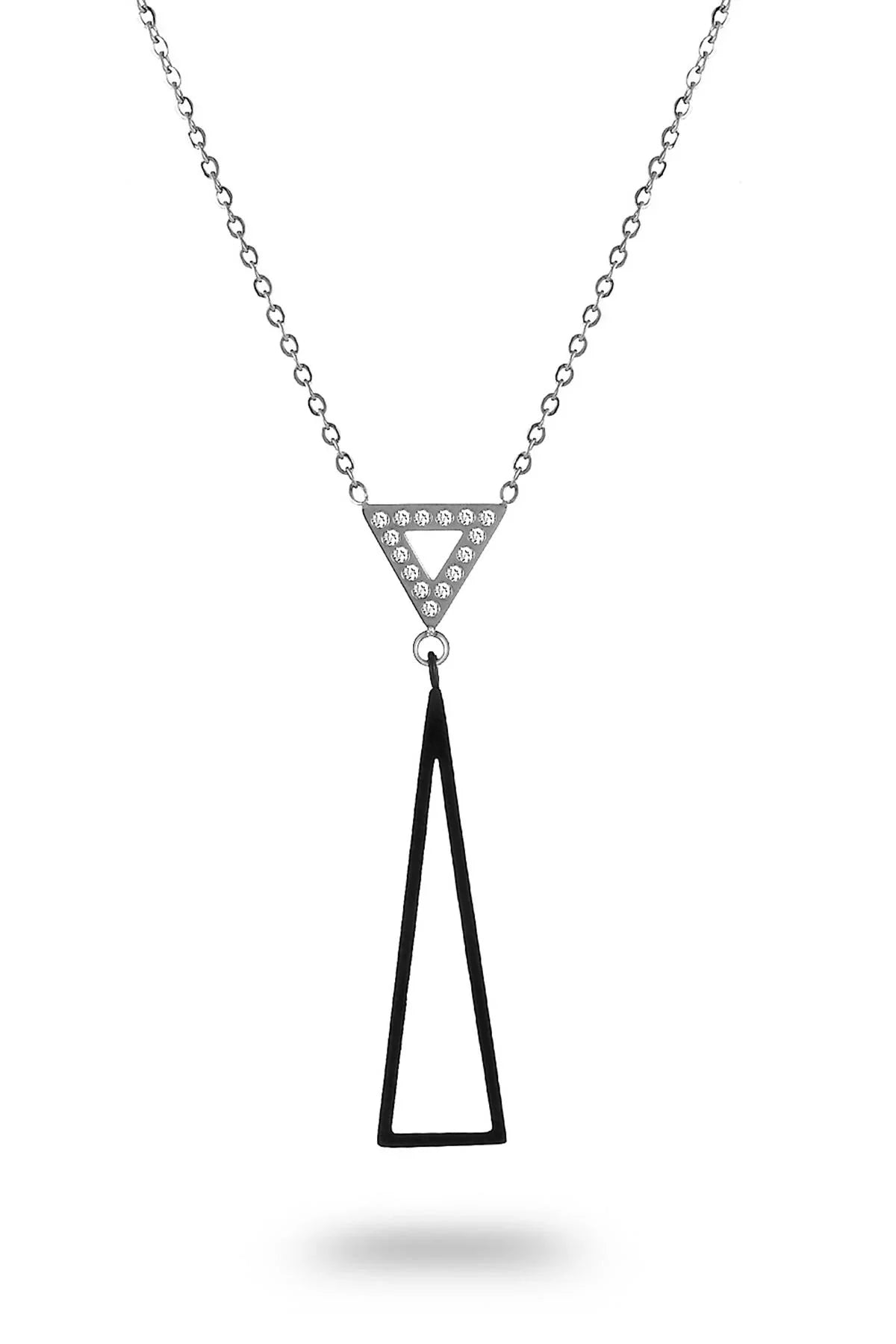 TOPSHOP Time Kadın Çelik Kolye TSJ30418-518-A