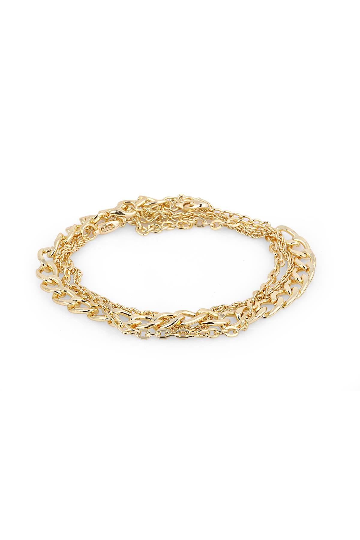 TOPSHOP Time Kadın Gold Çoklu Bileklik TSJ10027-127-G
