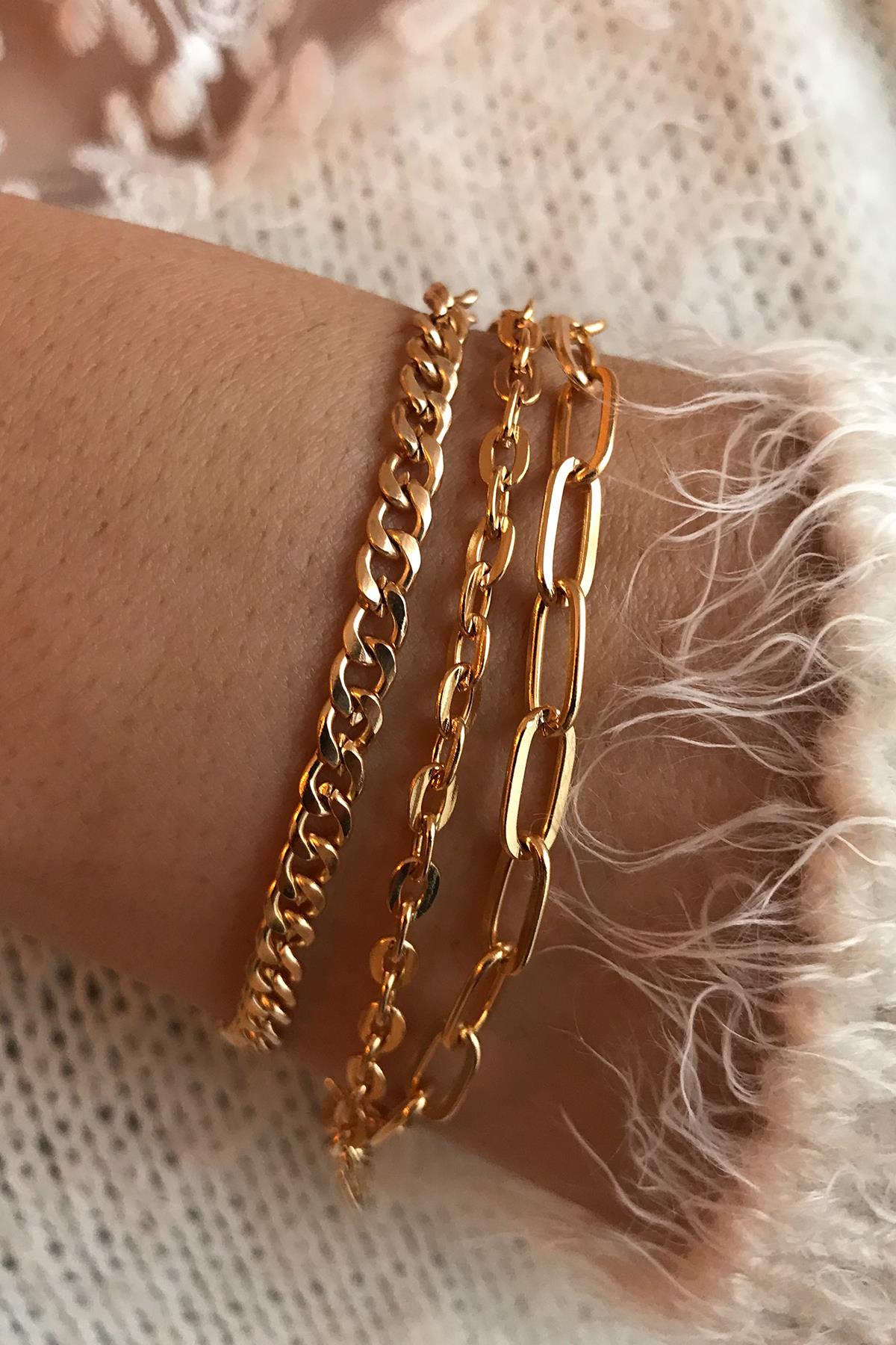 TOPSHOP Time Kadın Gold Çoklu Bileklik TSJ10031-131-G