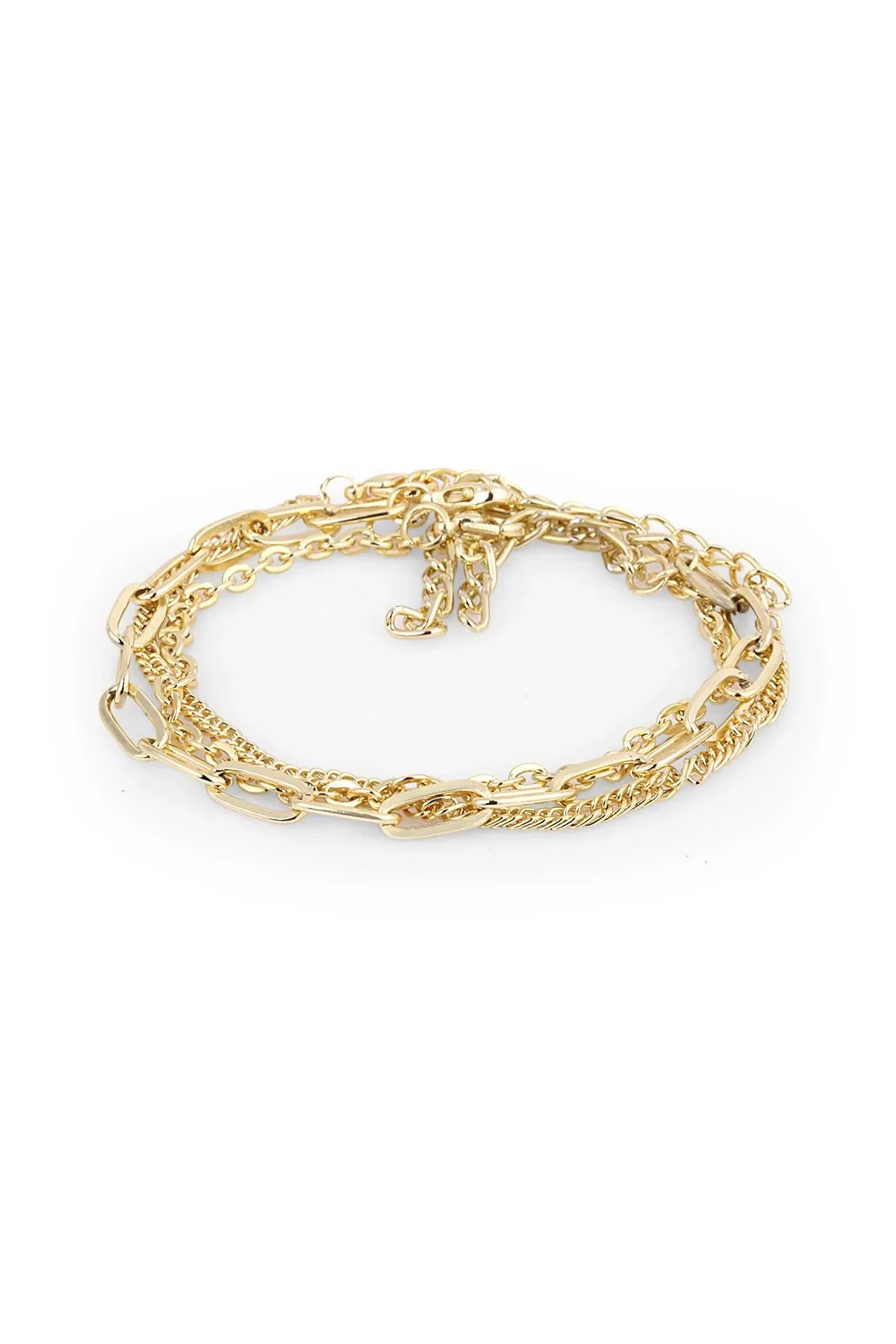 TOPSHOP Time Kadın Gold Çoklu Bileklik TSJ10031-131-G
