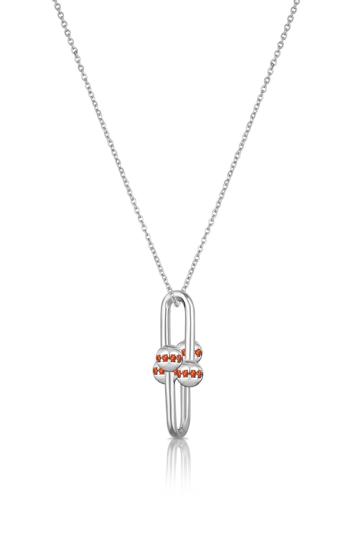TOPSHOP Time Kadın Zirkon Taşlı Kolye TSJ30404-504-A