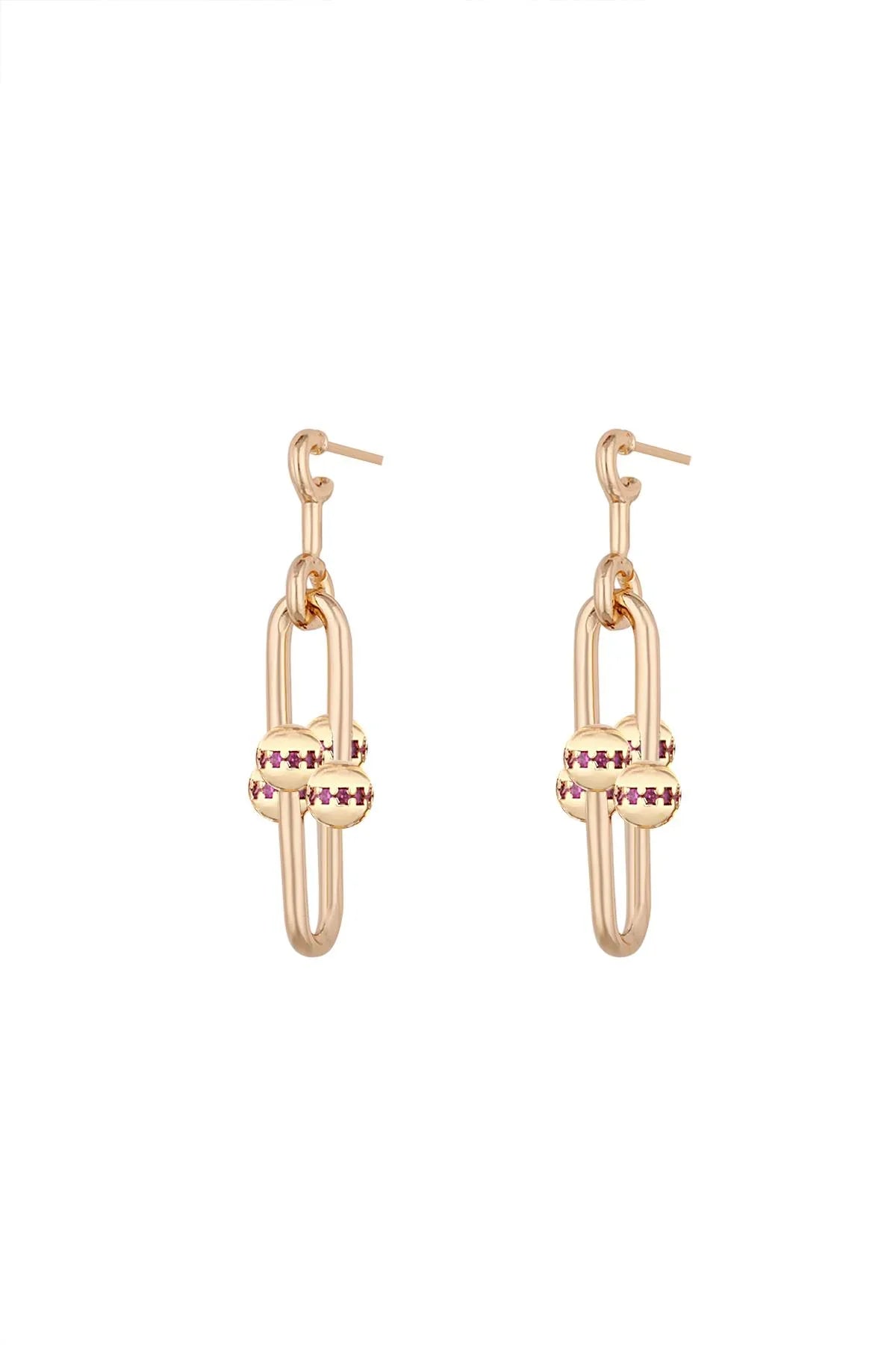 TOPSHOP Time Kadın Zirkon Taşlı Sallantılı Küpe TSJ50250-350-G