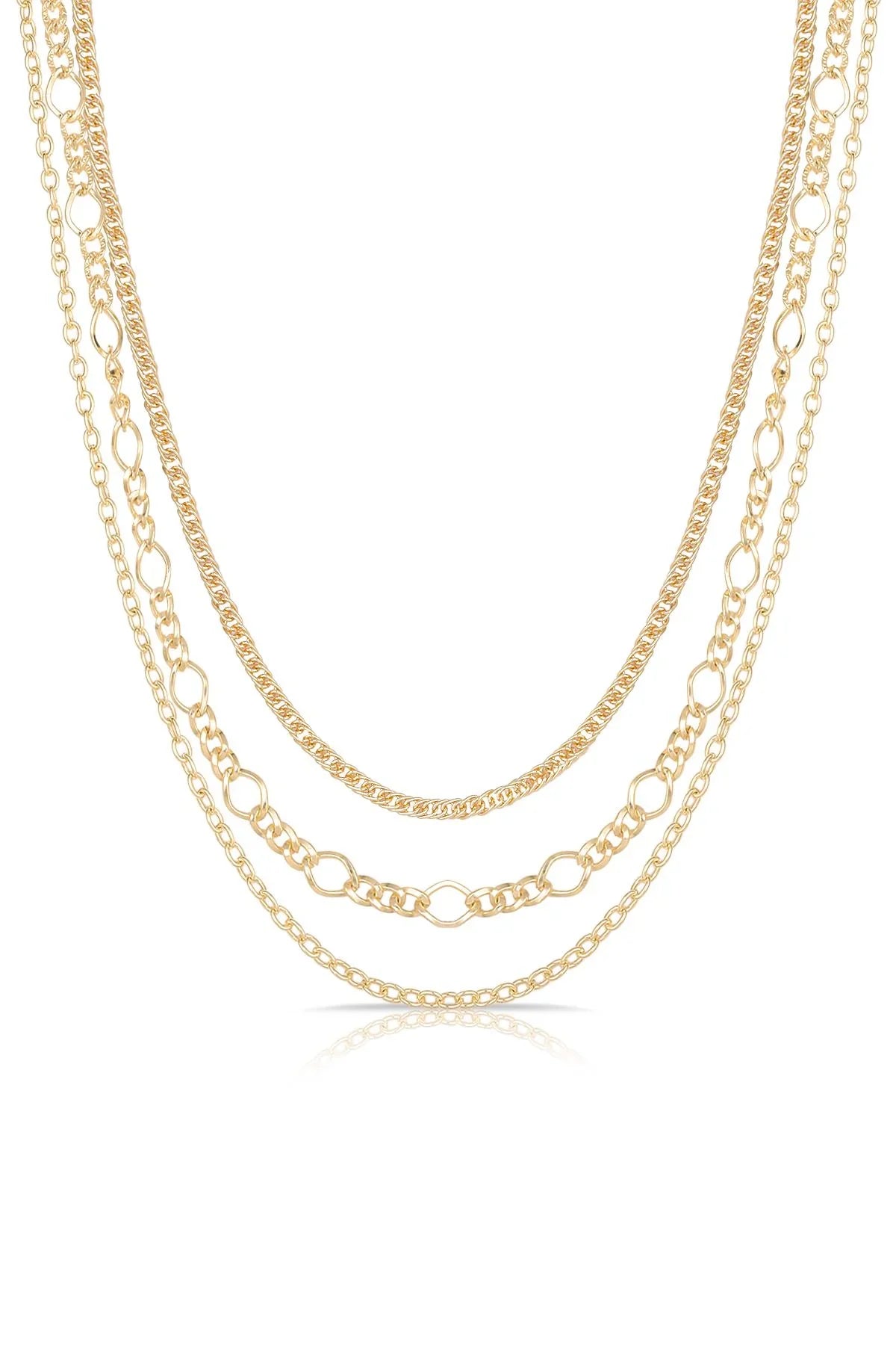 TOPSHOP Time TSJ30077-177-G Kadın Çoklu Kolye