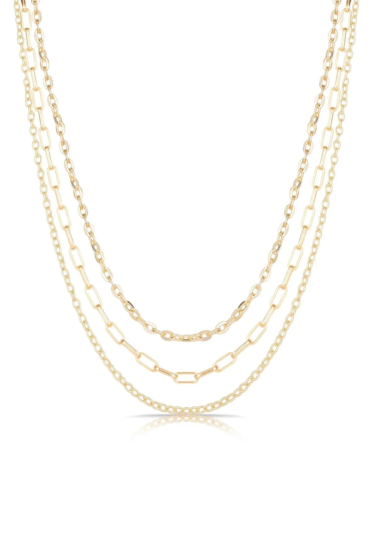 TOPSHOP Time TSJ30091-191-G Kadın Çoklu Kolye