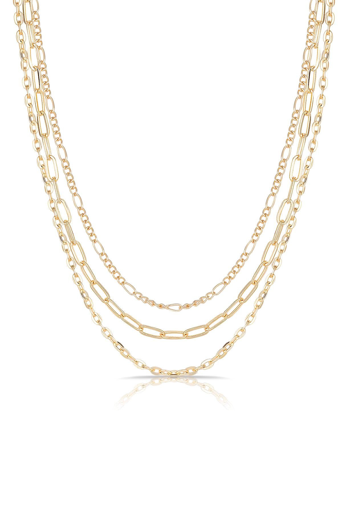 TOPSHOP Time TSJ30094-194-G Kadın Çoklu Kolye