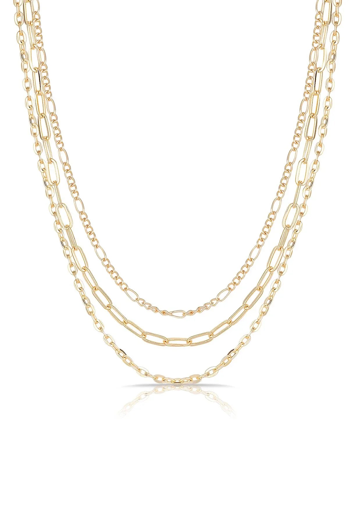 TOPSHOP Time TSJ30094-194-G Kadın Çoklu Kolye