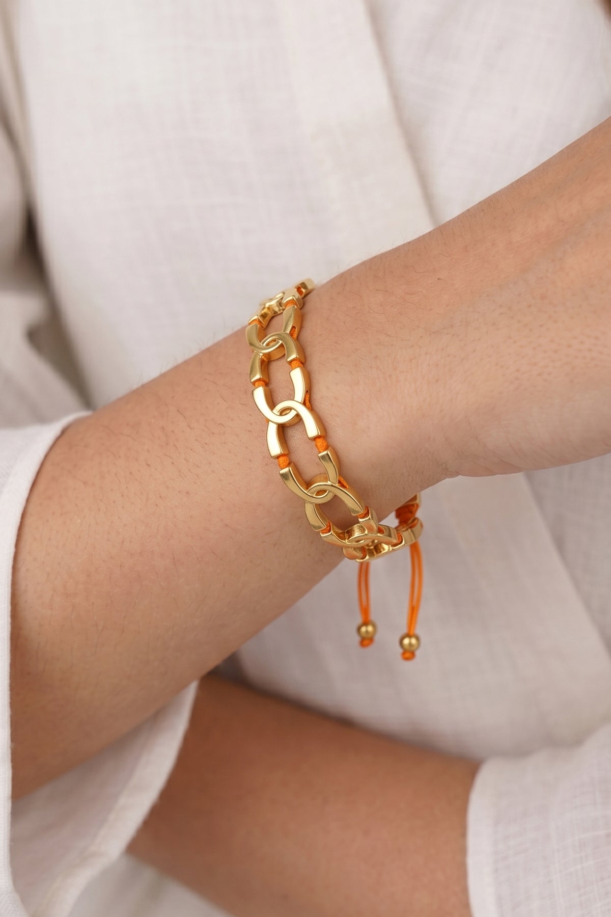 FRNCH Gold Cross Bileklik