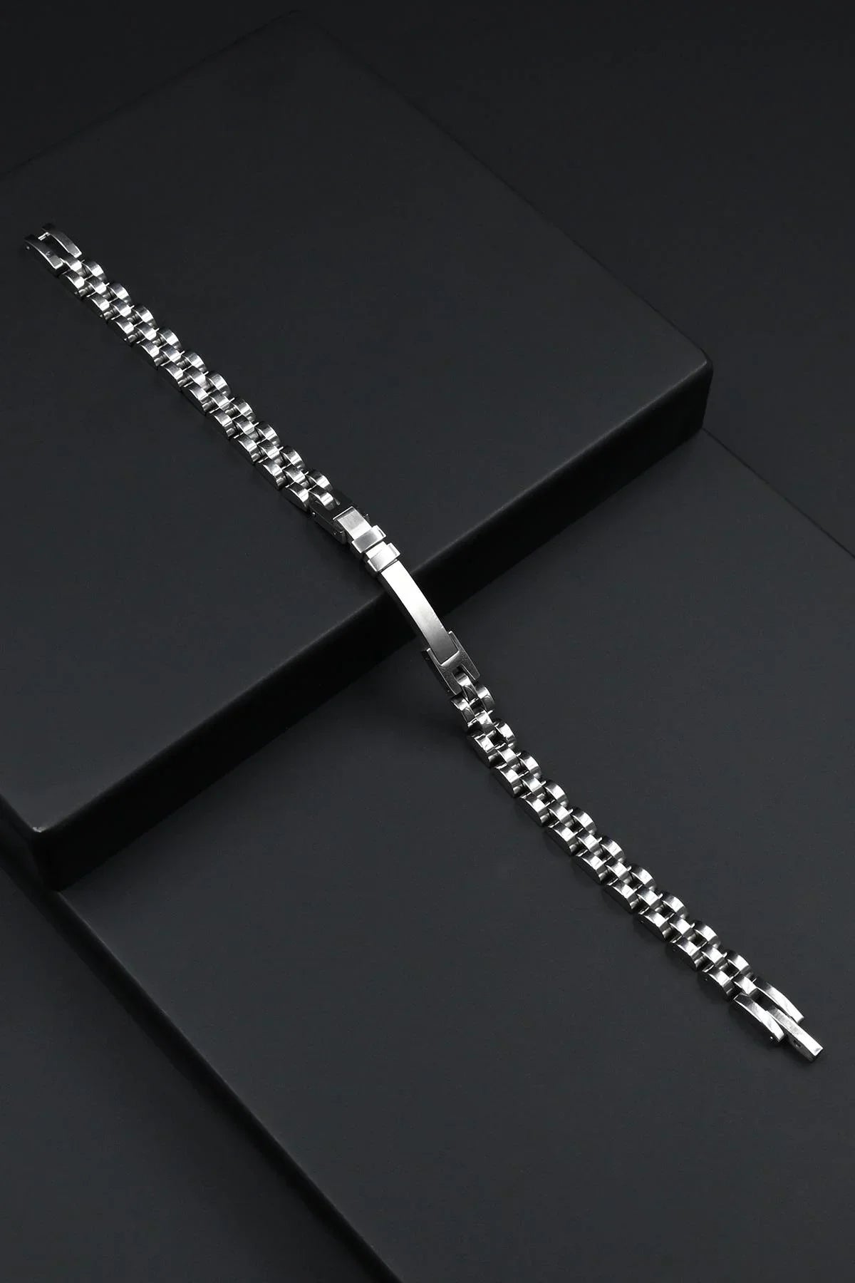 FRNCH 316L Çelik İtalyan Model Gümüş Renk Erkek Bileklik FRJ12851-3851-A