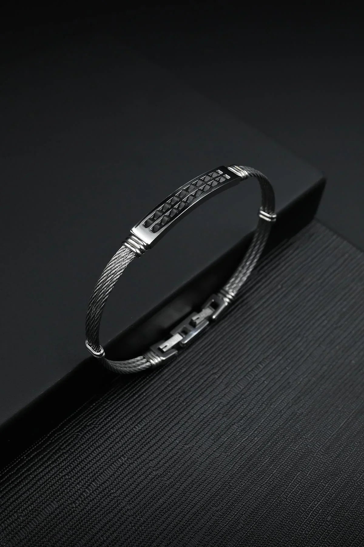 FRNCH 316L Çelik İtalyan Model Gümüş Renk Erkek Bileklik FRJ12866-3866-A