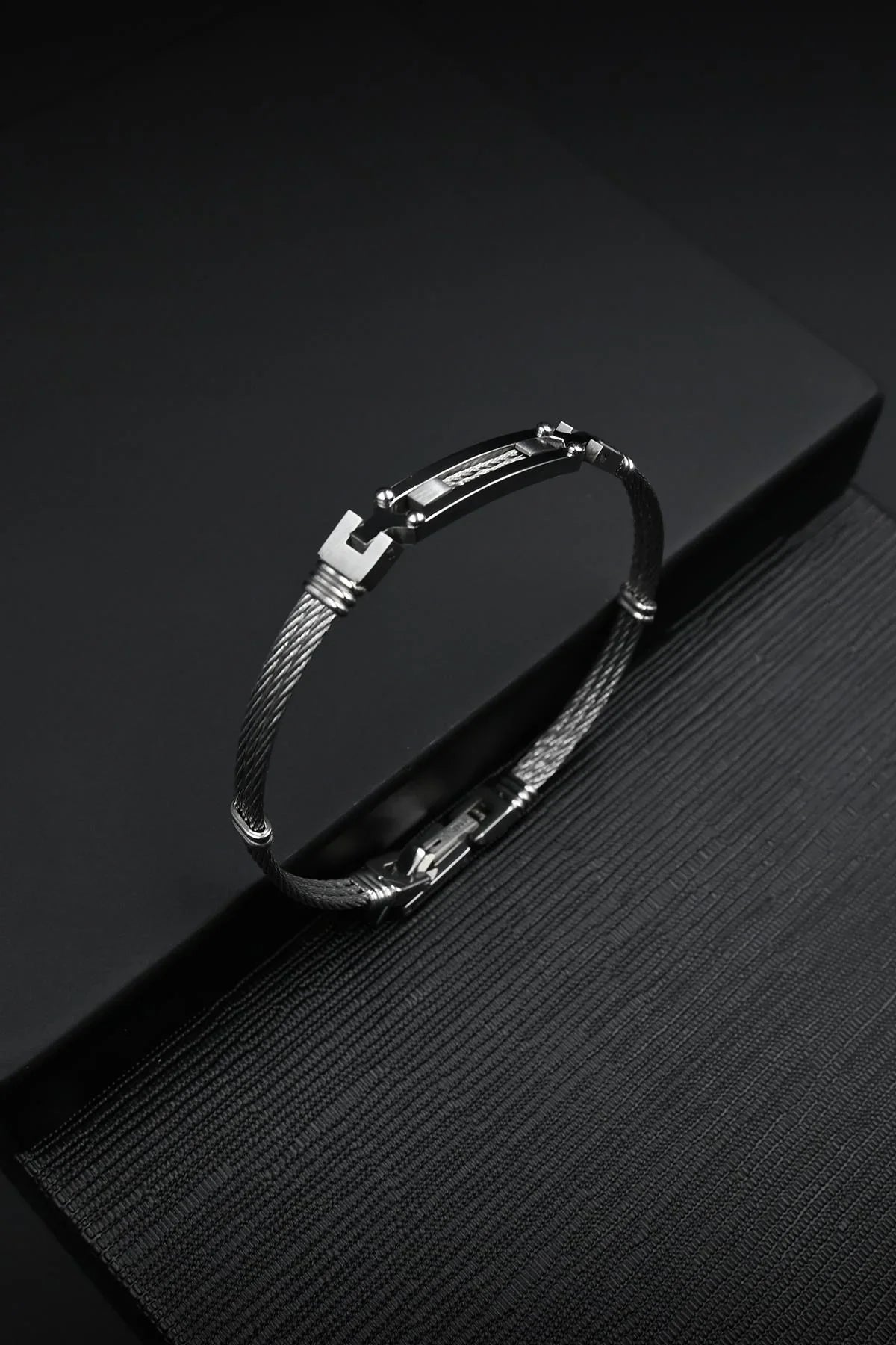 FRNCH 316L Çelik İtalyan Model Gümüş Renk Erkek Bileklik FRJ12887-3887-A