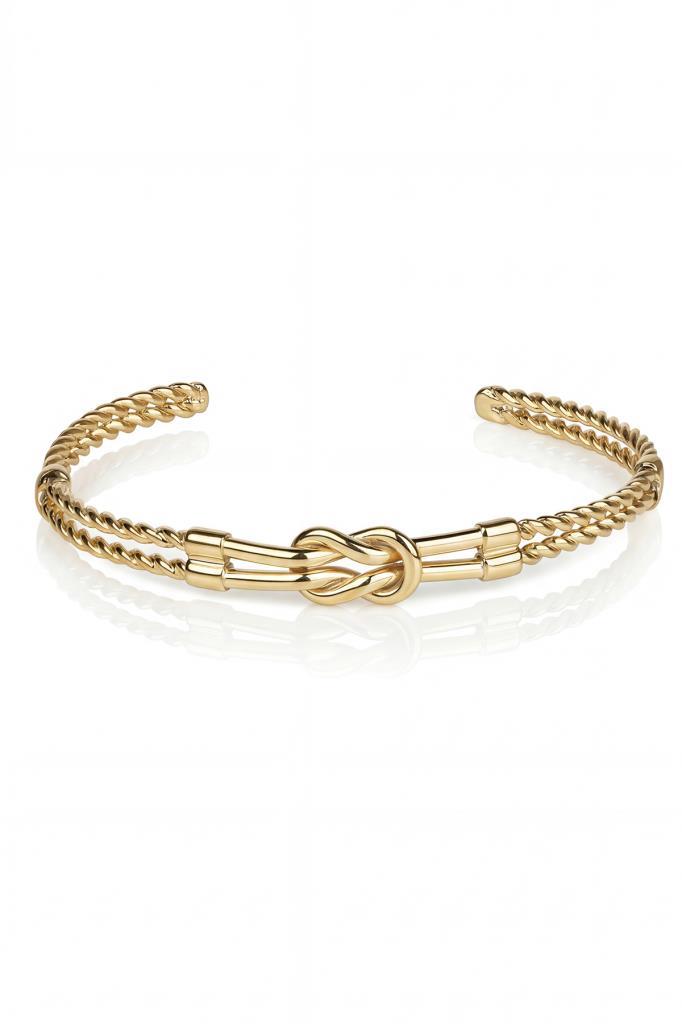 FRNCH 925 Ayar Gümüş İtalyan Model Altın Renk Erkek Bileklik FRJ12893-3893-G