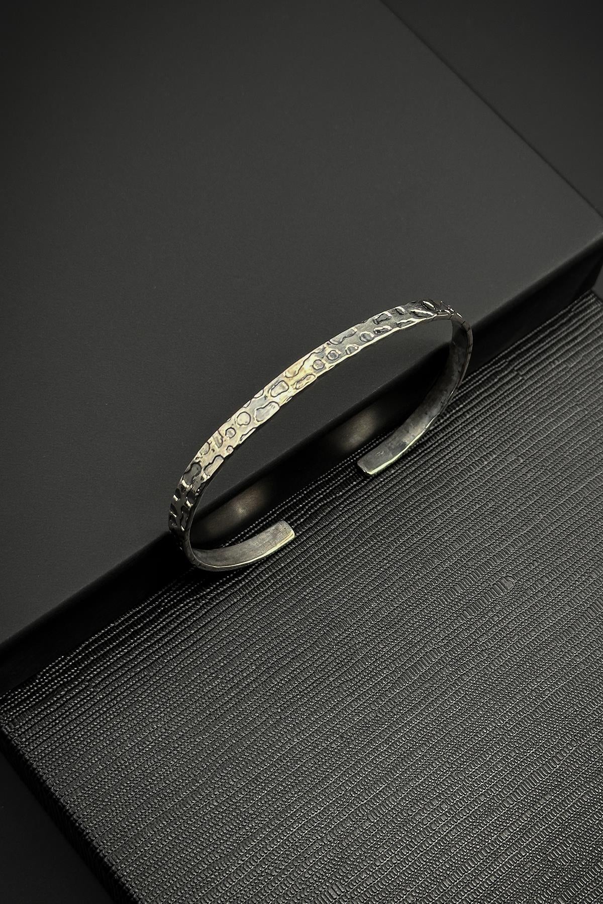 FRNCH 925 Ayar Gümüş İtalyan Model Gümüş Renk Erkek Bileklik FRJ12069-3069-A