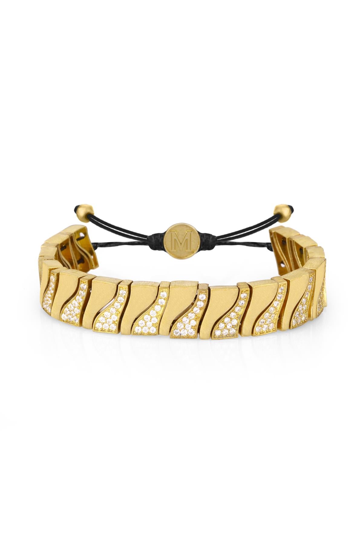 FRNCH Almond Gold Stone Bileklik