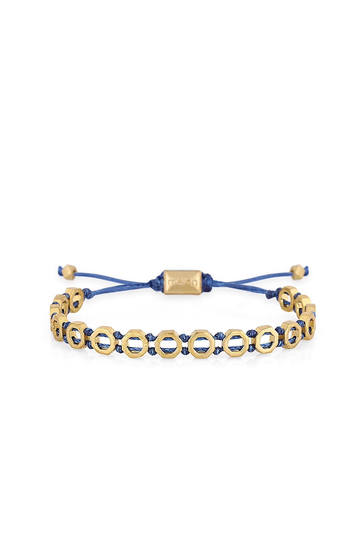 FRNCH Gold Sugar Blue Bileklik