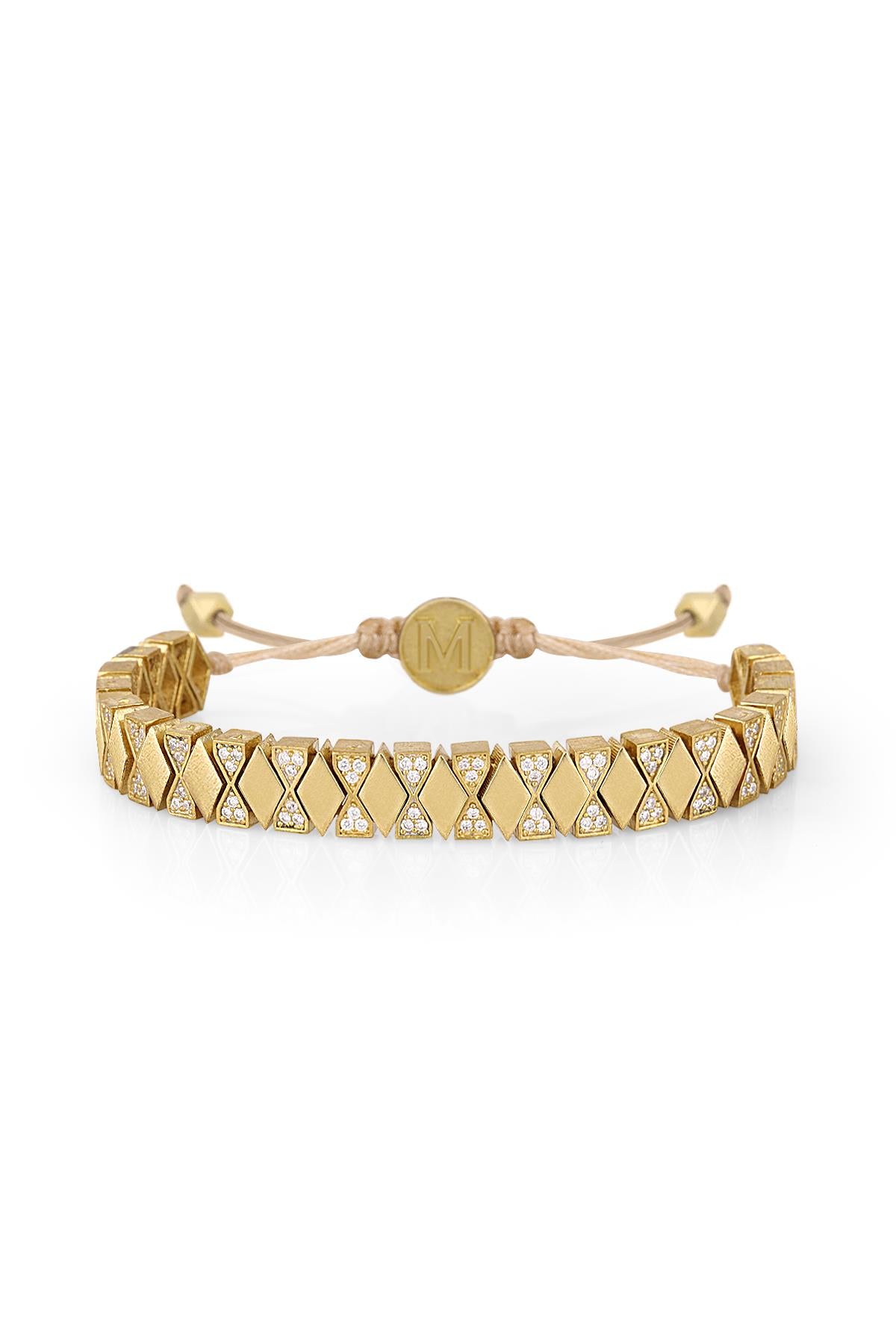 FRNCH Must Gold Stone Bileklik