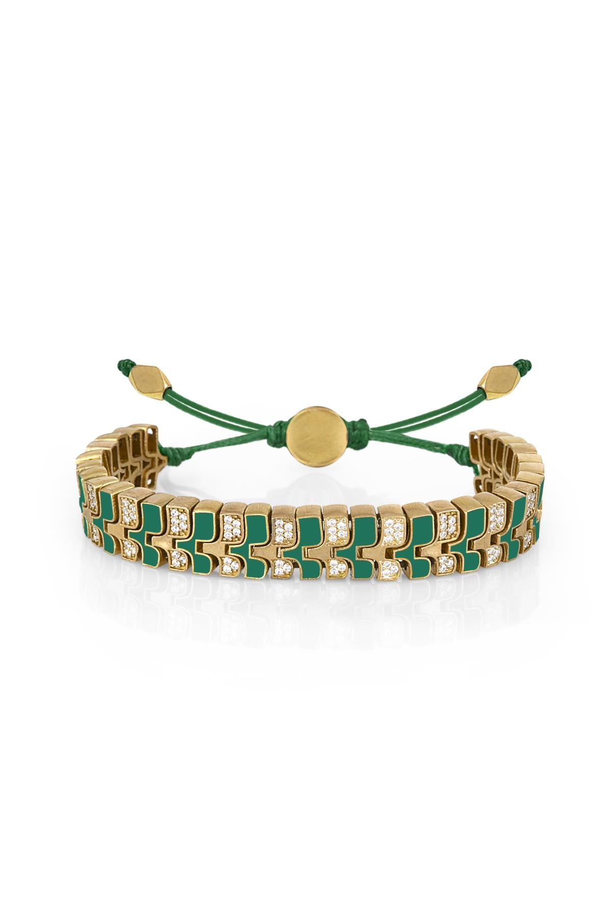 FRNCH Noah Stone Green Bileklik