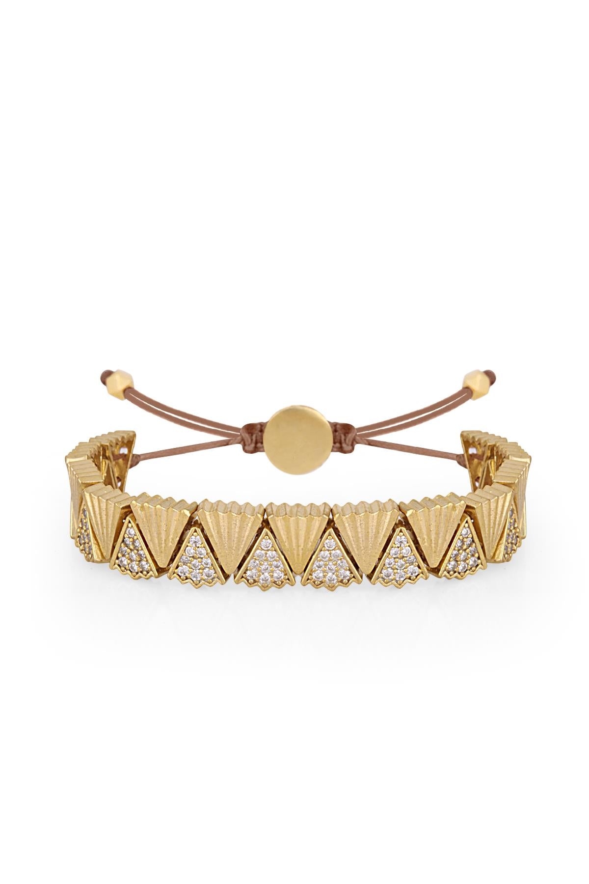 FRNCH Sunrise Gold Stone Bileklik