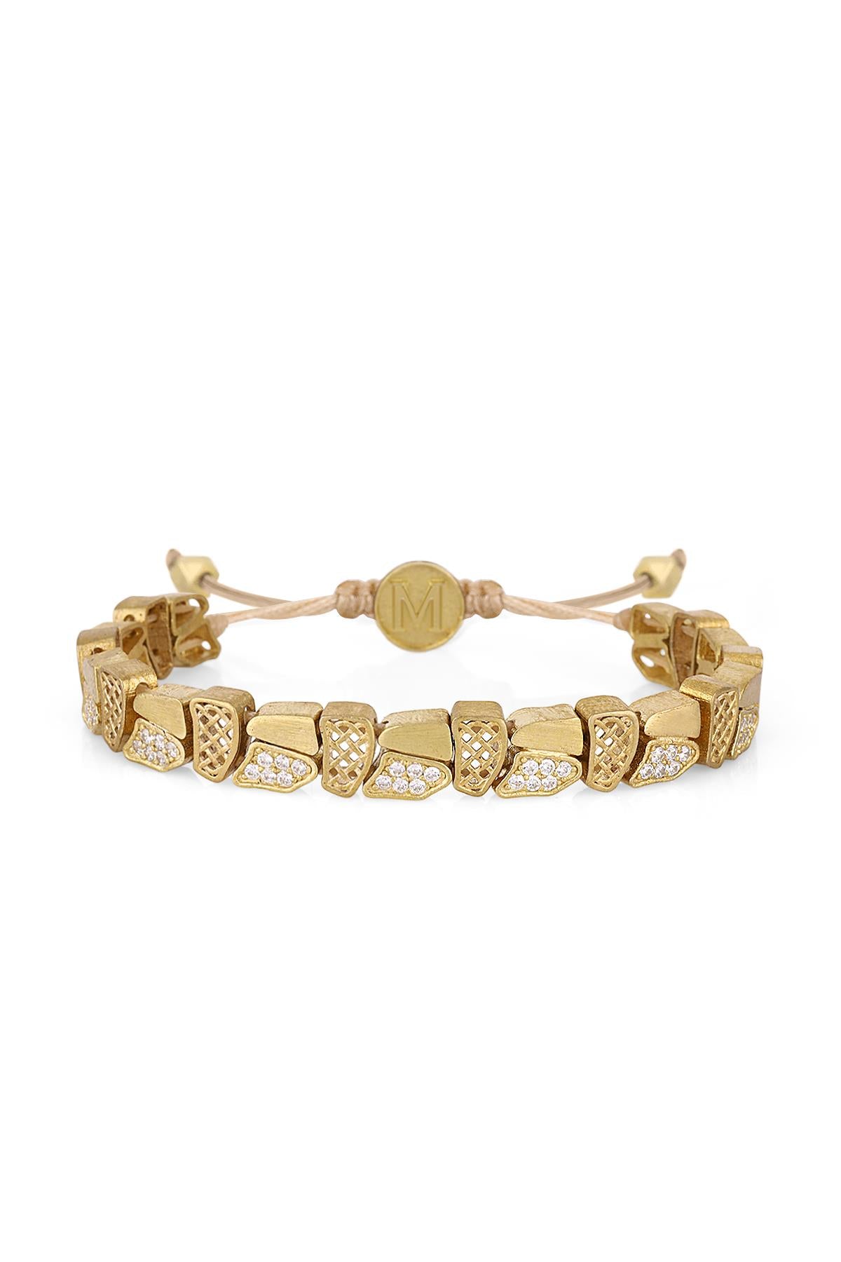 FRNCH Vivid Gold Stone Bileklik