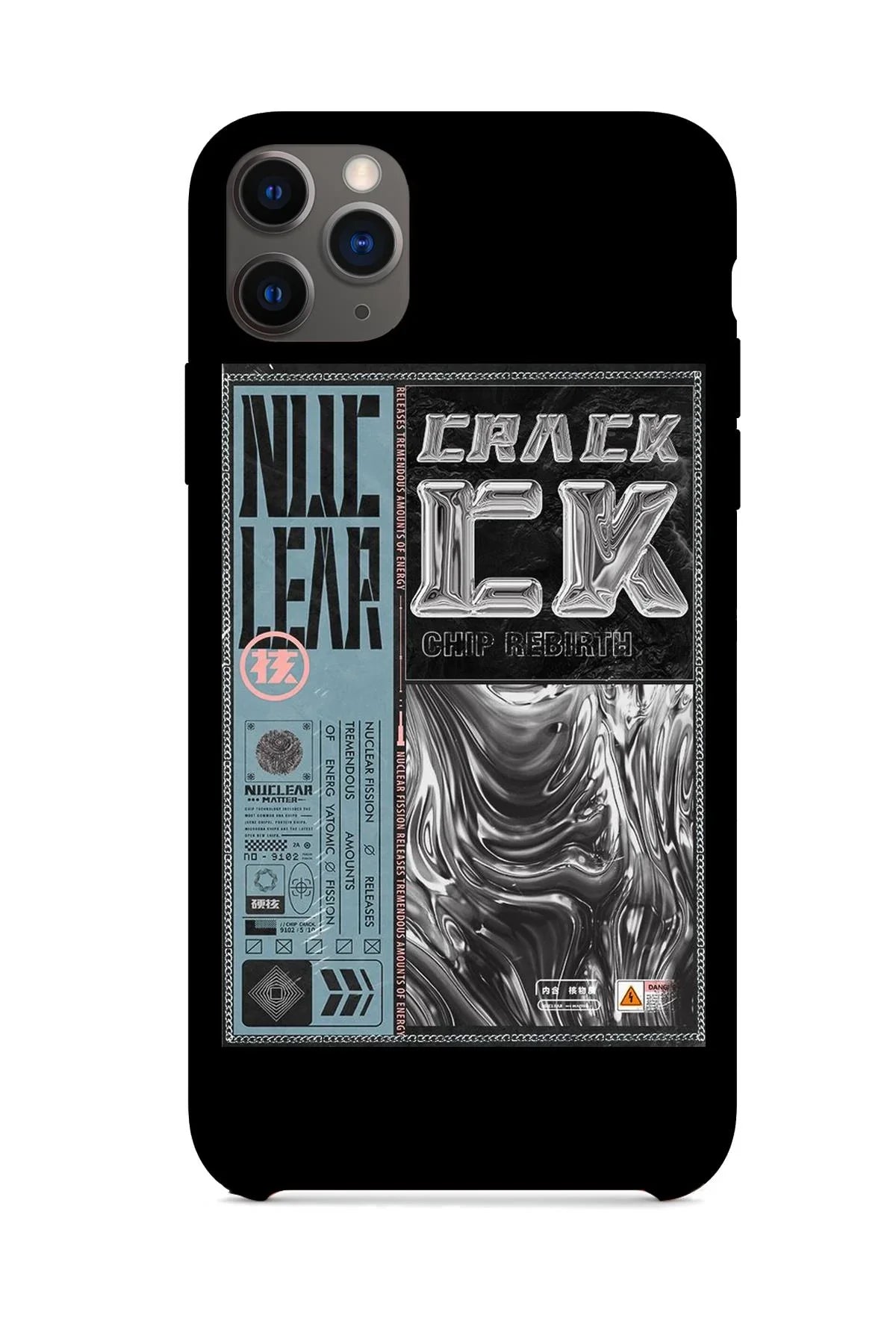 FRNCH CASE Apple İphone 11 Pro Max Uyumlu Chrome Tasarım Figürlü İçi Kadife Lansman Slikon Telefon Kılıfı FRK10019-1019-11PROMAX