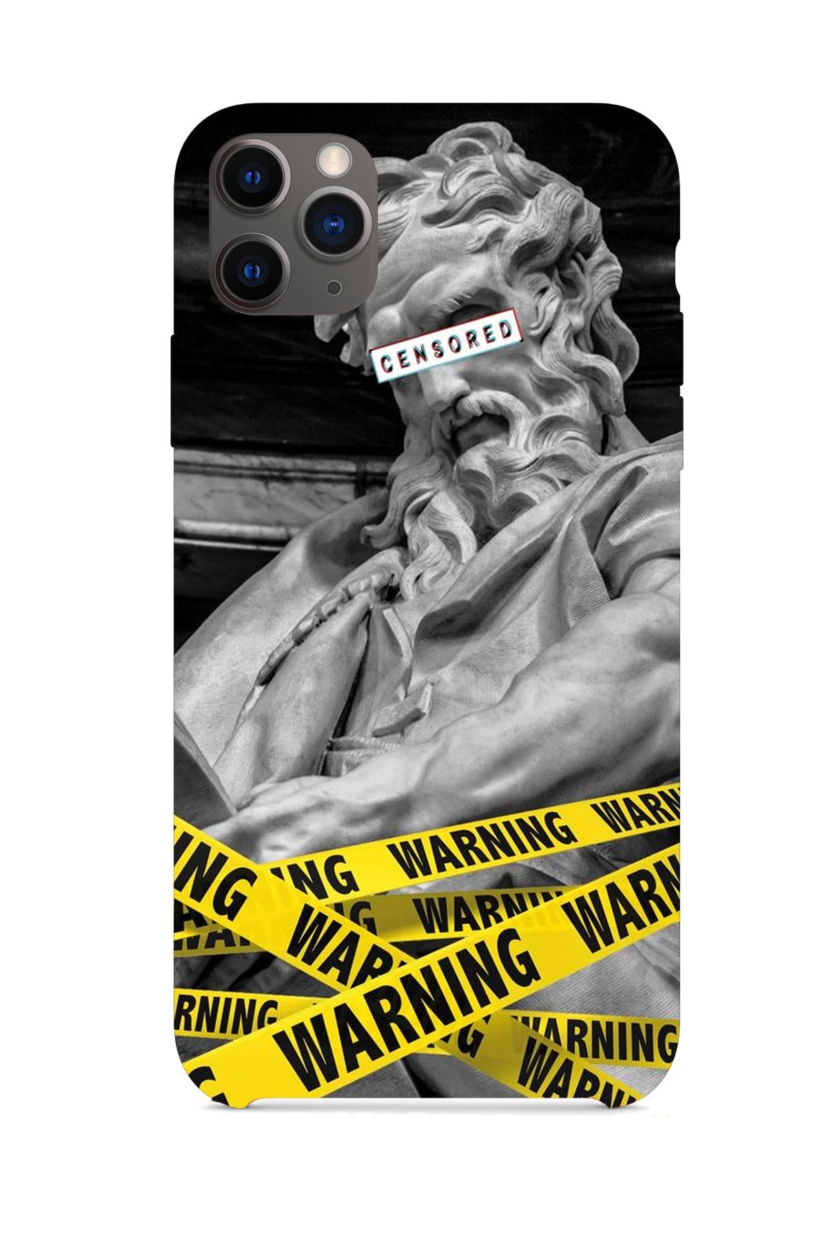 FRNCH CASE Apple İphone 11 Pro Uyumlu Heykel Figürlü İçi Kadife Lansman Slikon Telefon Kılıfı FRK10008-1008-11PRO
