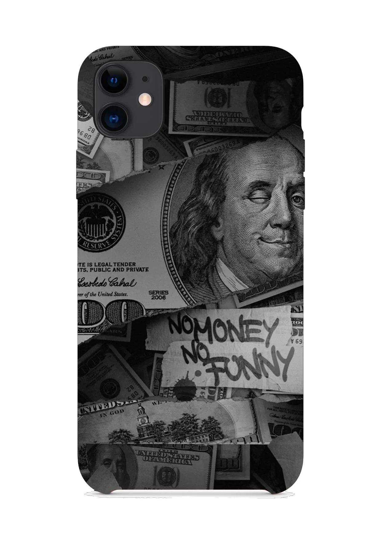 FRNCH CASE Apple İphone 11 Uyumlu Dolar Figürlü İçi Kadife Lansman Slikon Telefon Kılıfı FRK10002-1002-11