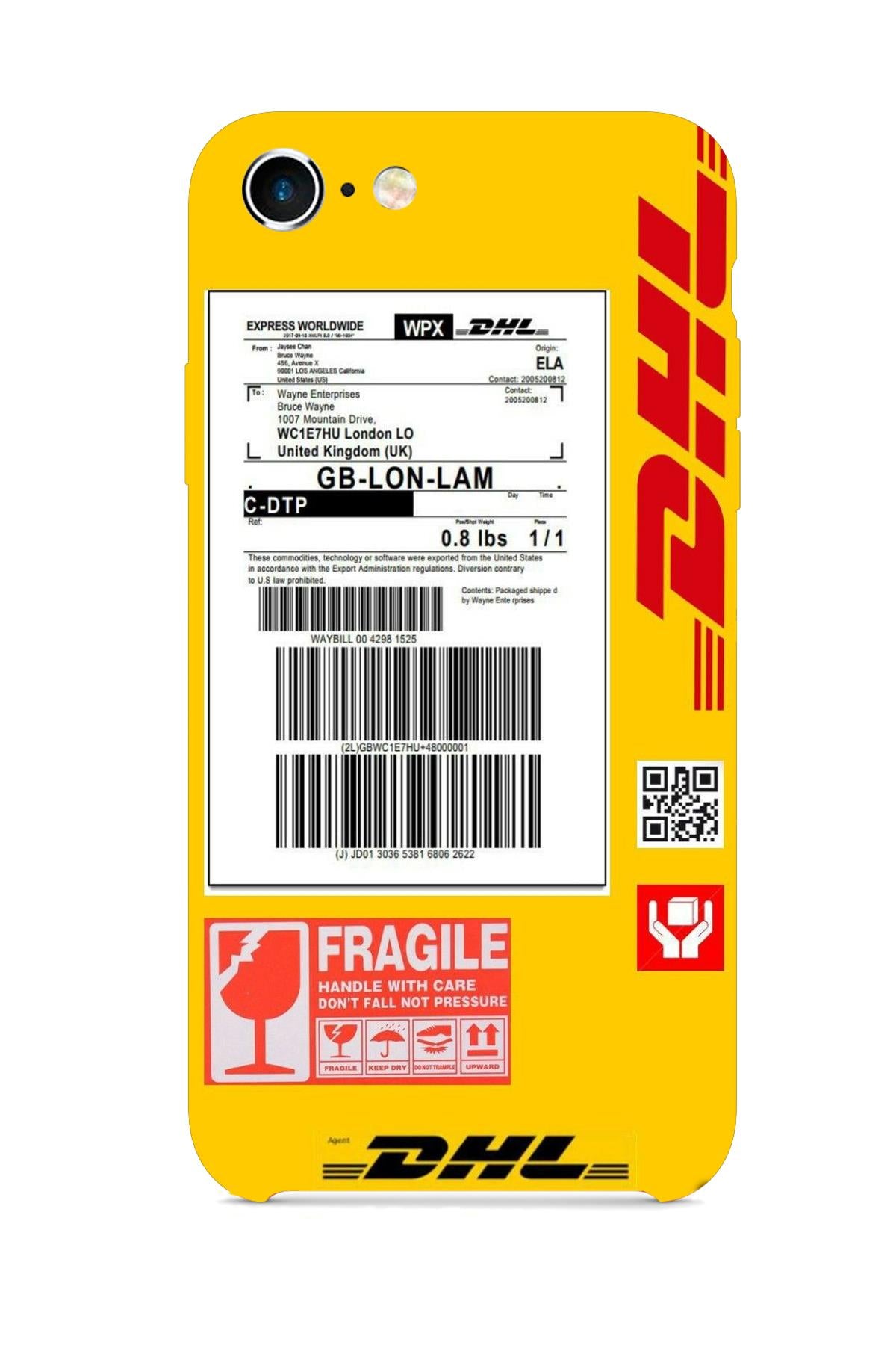 FRNCH CASE Apple İphone 6 Uyumlu DHL Figürlü İçi Kadife Lansman Slikon Telefon Kılıfı FRK10004-1004-6