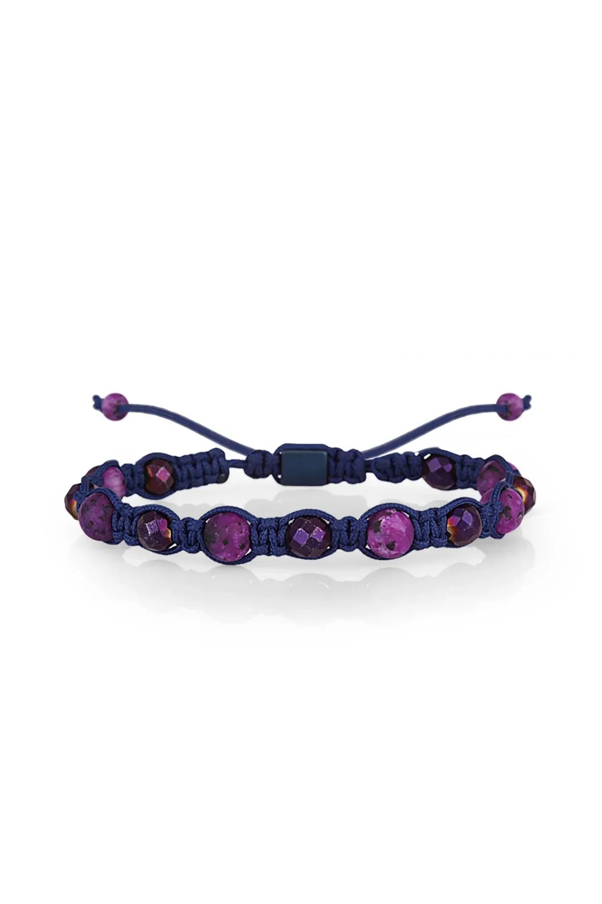 FRNCH Doğal Taşlı Handmade Erkek Makrome Bileklik FRJ11097-1197-M