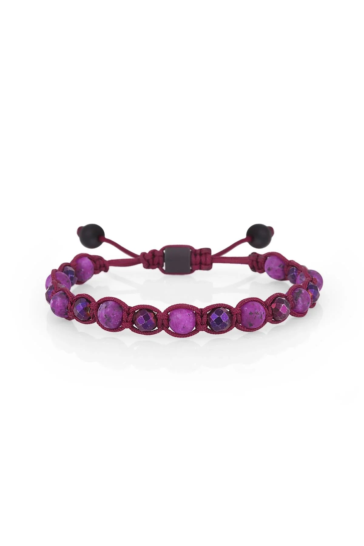 FRNCH Doğal Taşlı Handmade Erkek Makrome Bileklik FRJ11097-1197-P